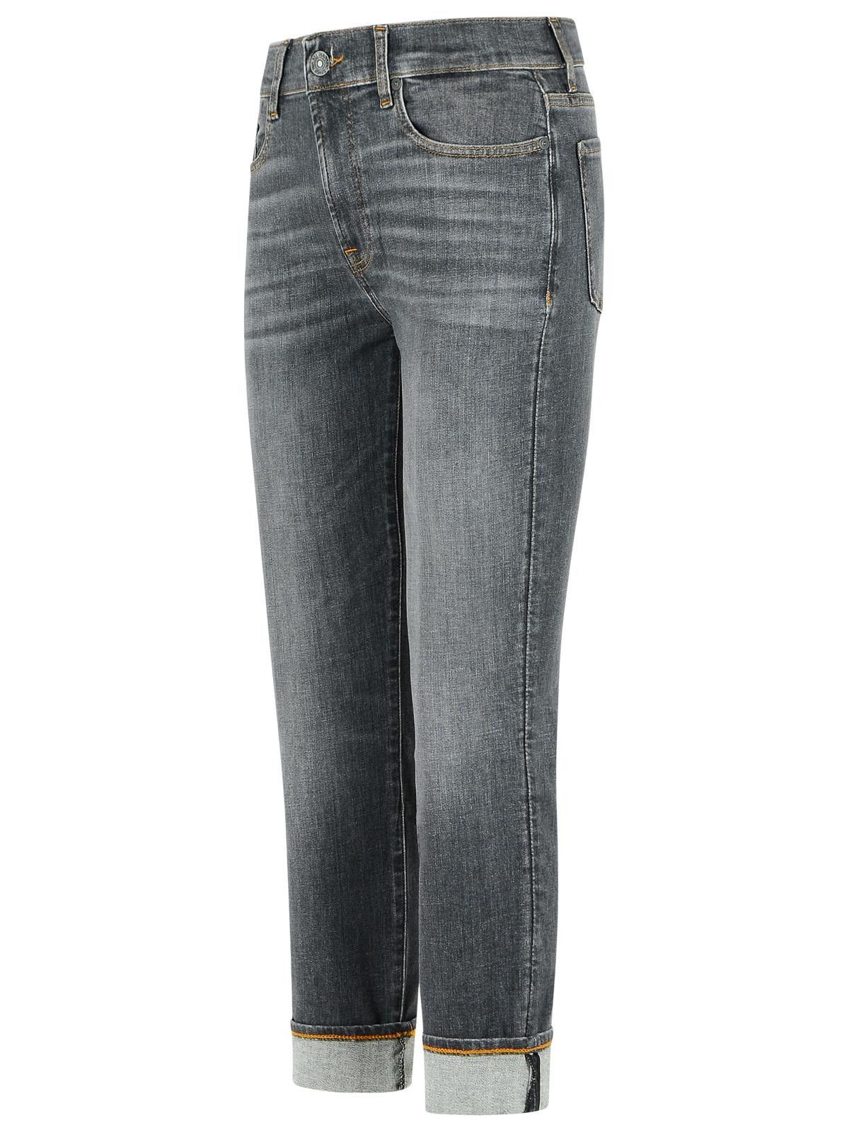 7 For All Mankind 7 FOR ALL MANKIND 'Relaxed Skinny' Grey Cotton Jeans Size 24" / US 00 / IT 34 - 2 Thumbnail