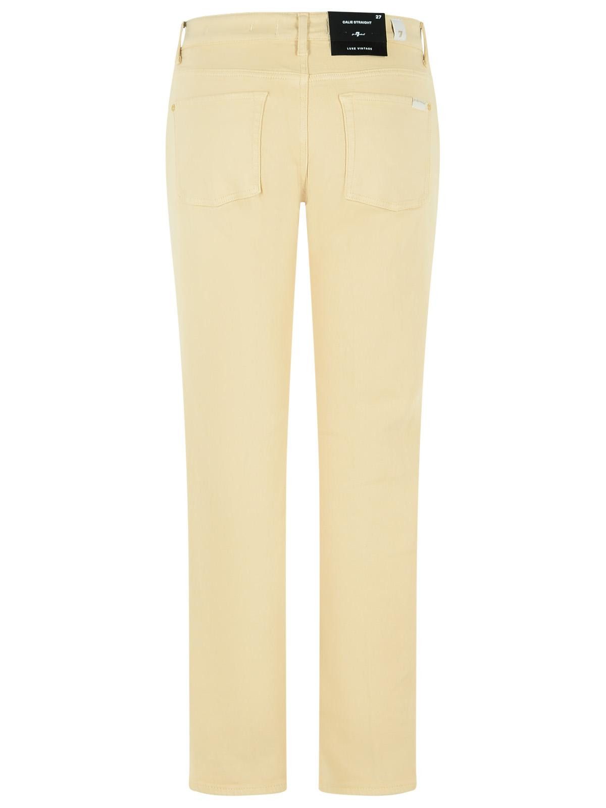 7 For All Mankind 7 FOR ALL MANKIND Oat Cotton Calie' Jeans Size 28" / US 6 / IT 42 - 3 Thumbnail