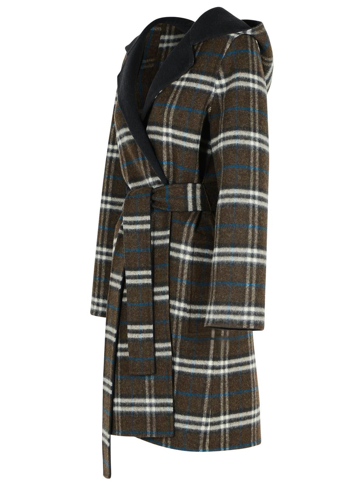 Burberry BURBERRY 'Hampshire' Reversible Black Wool Coat Size XS / US 0-2 / IT 36-38 - 5 Thumbnail