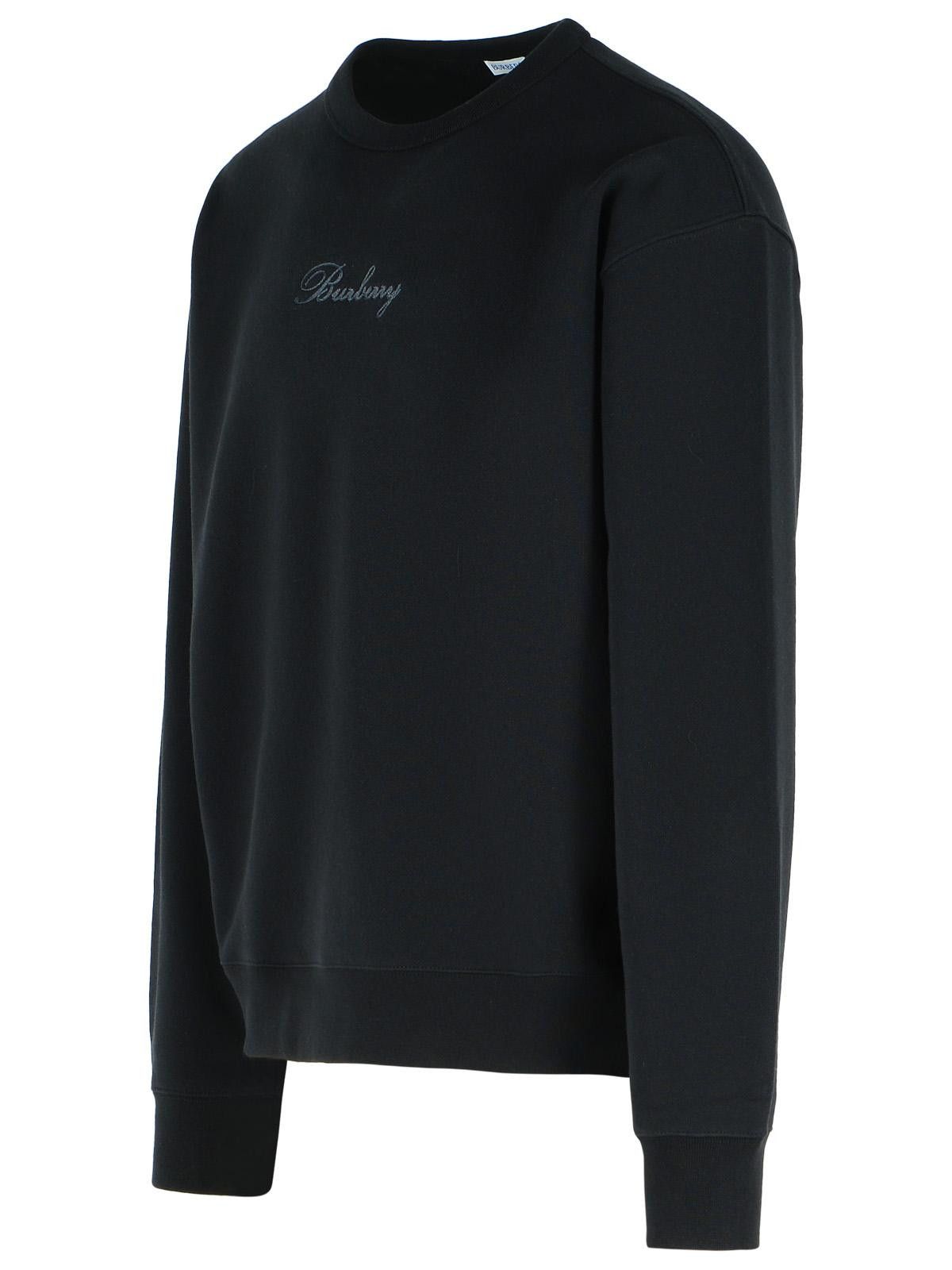 Burberry BURBERRY 'Rowan' Black Cotton Sweatshirt Size US XL / EU 56 / 4 - 2 Thumbnail