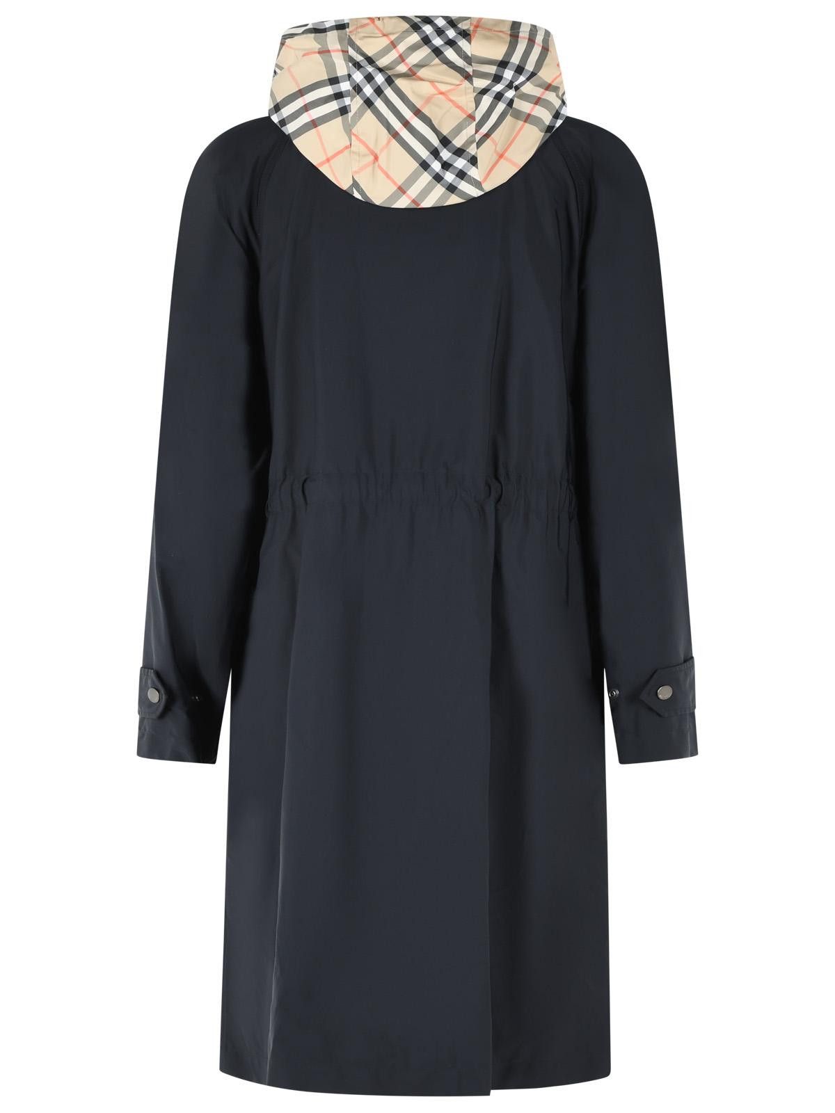 Burberry BURBERRY 'Newbury' Black Polyamide Blend Parka Size S / US 4 / IT 40 - 3 Thumbnail