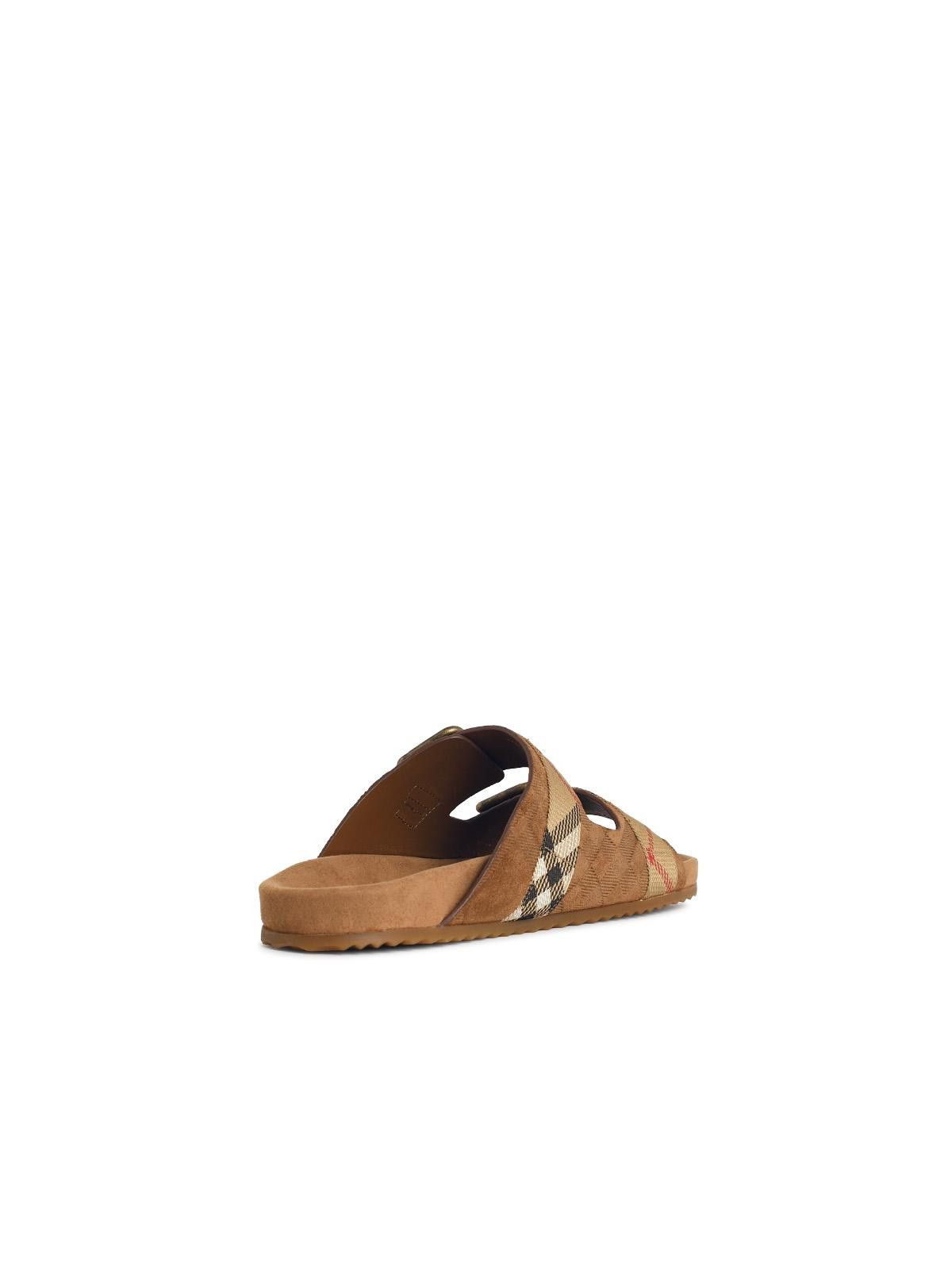 Burberry BURBERRY Brown Suede Slipper Size US 10 / IT 40 - 3 Thumbnail