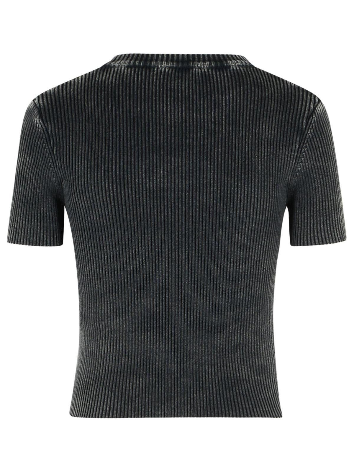 Diesel DIESEL 'M-Anchor' Black Cotton T-Shirt Size L / US 10 / IT 46 - 3 Thumbnail