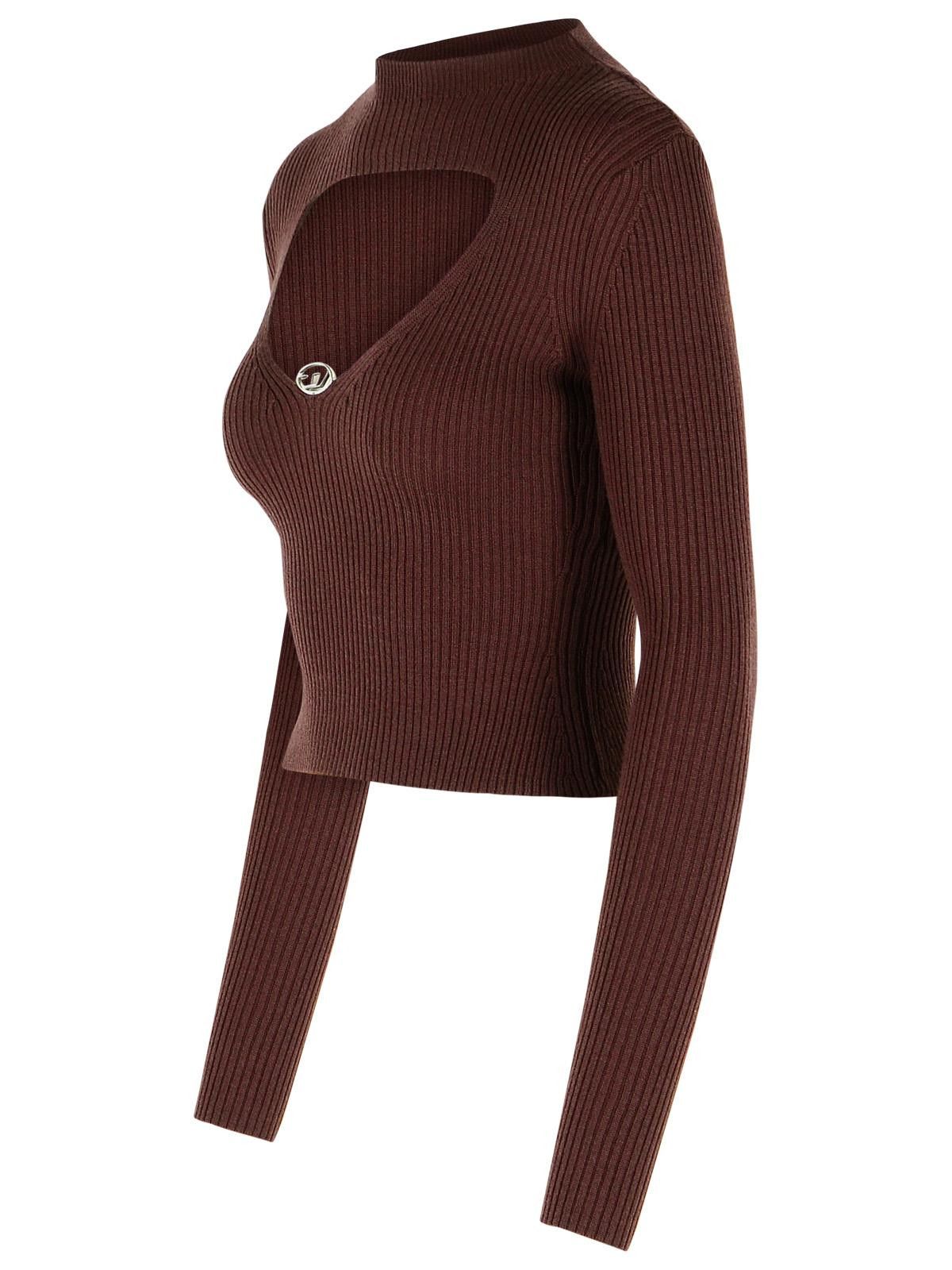 Diesel DIESEL 'M-Olina' Redwood Wool Sweater Size S / US 4 / IT 40 - 2 Thumbnail