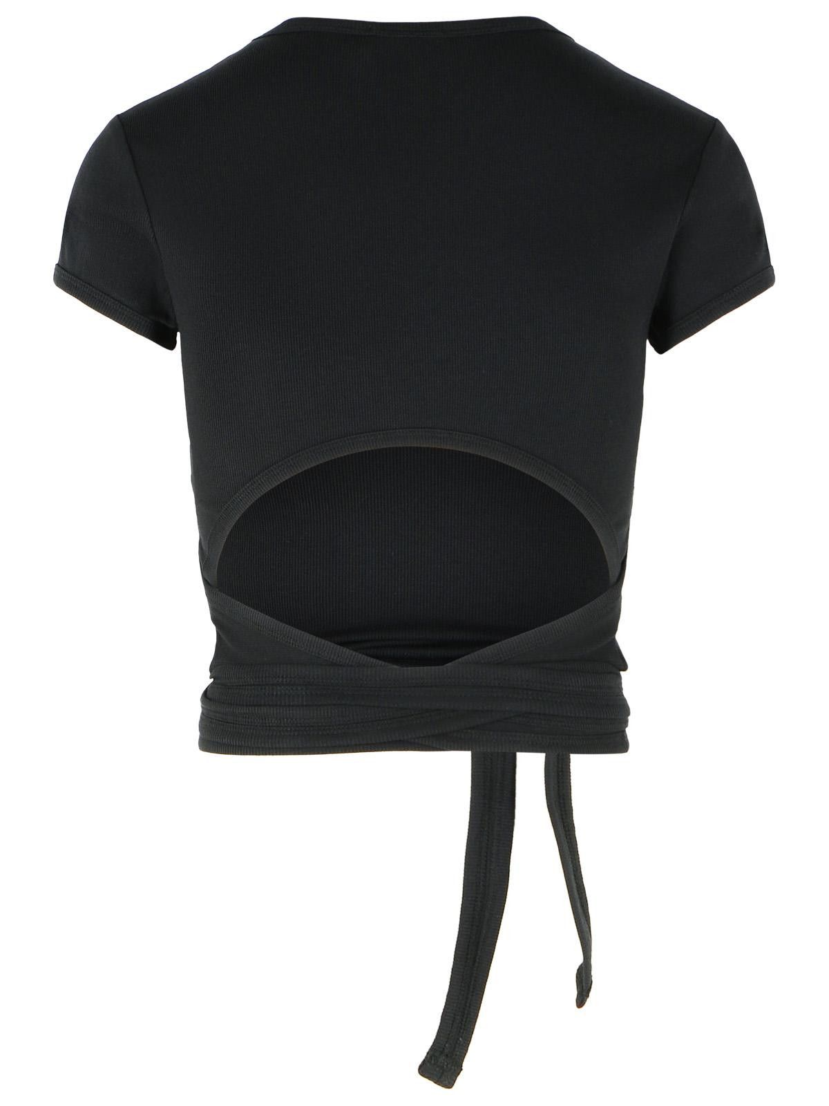 Diesel DIESEL 'Bunny' Black Cotton T-Shirt Size XS / US 0-2 / IT 36-38 - 3 Thumbnail