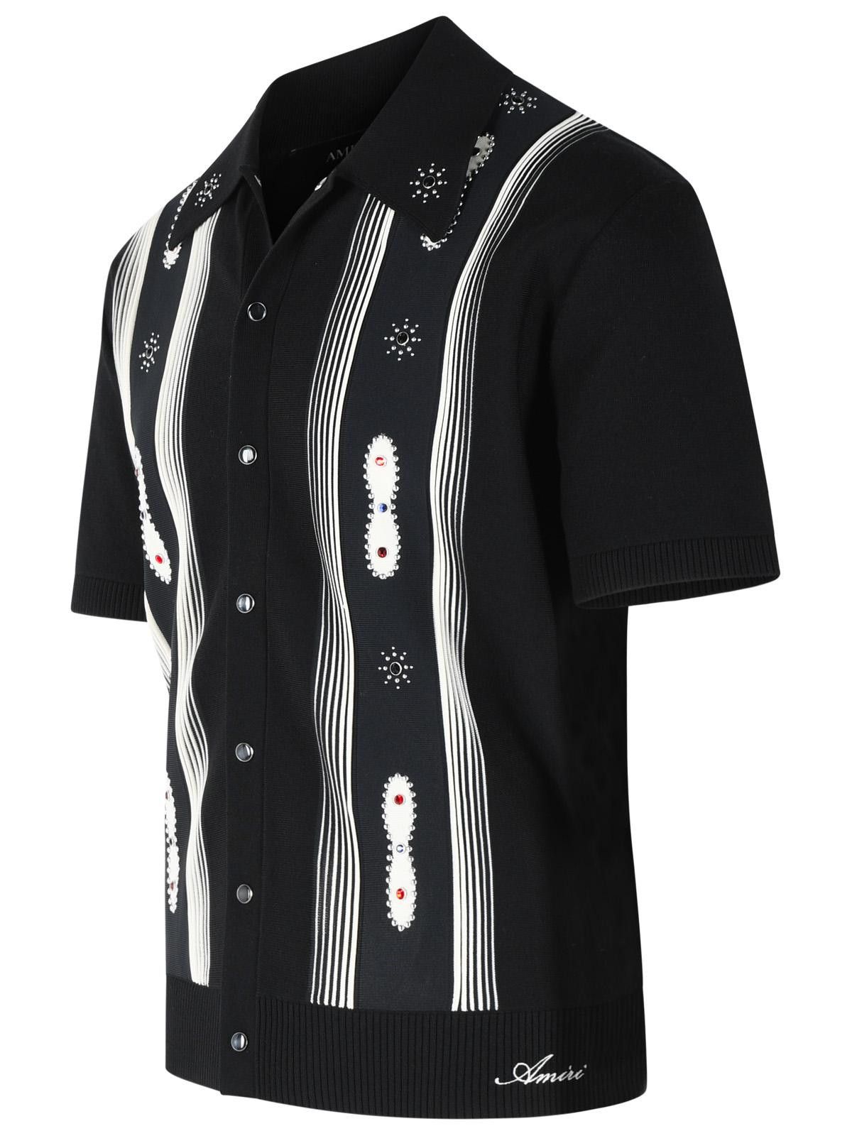 Amiri AMIRI Black Wool Shirt Size US M / EU 48-50 / 2 - 2 Thumbnail