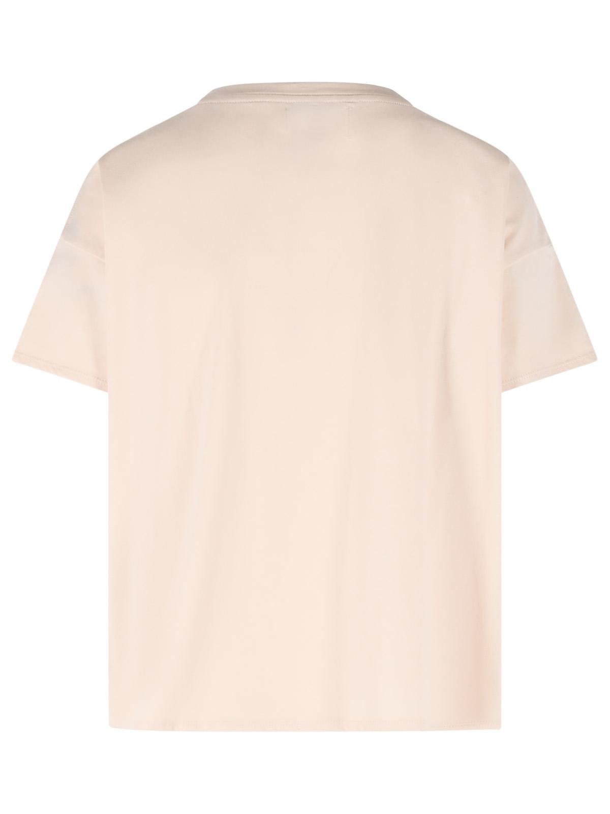 Loulou de Saison LOULOU DE SAISON 'Basiluzzo' Pink Cotton T-Shirt Size S / US 4 / IT 40 - 3 Thumbnail