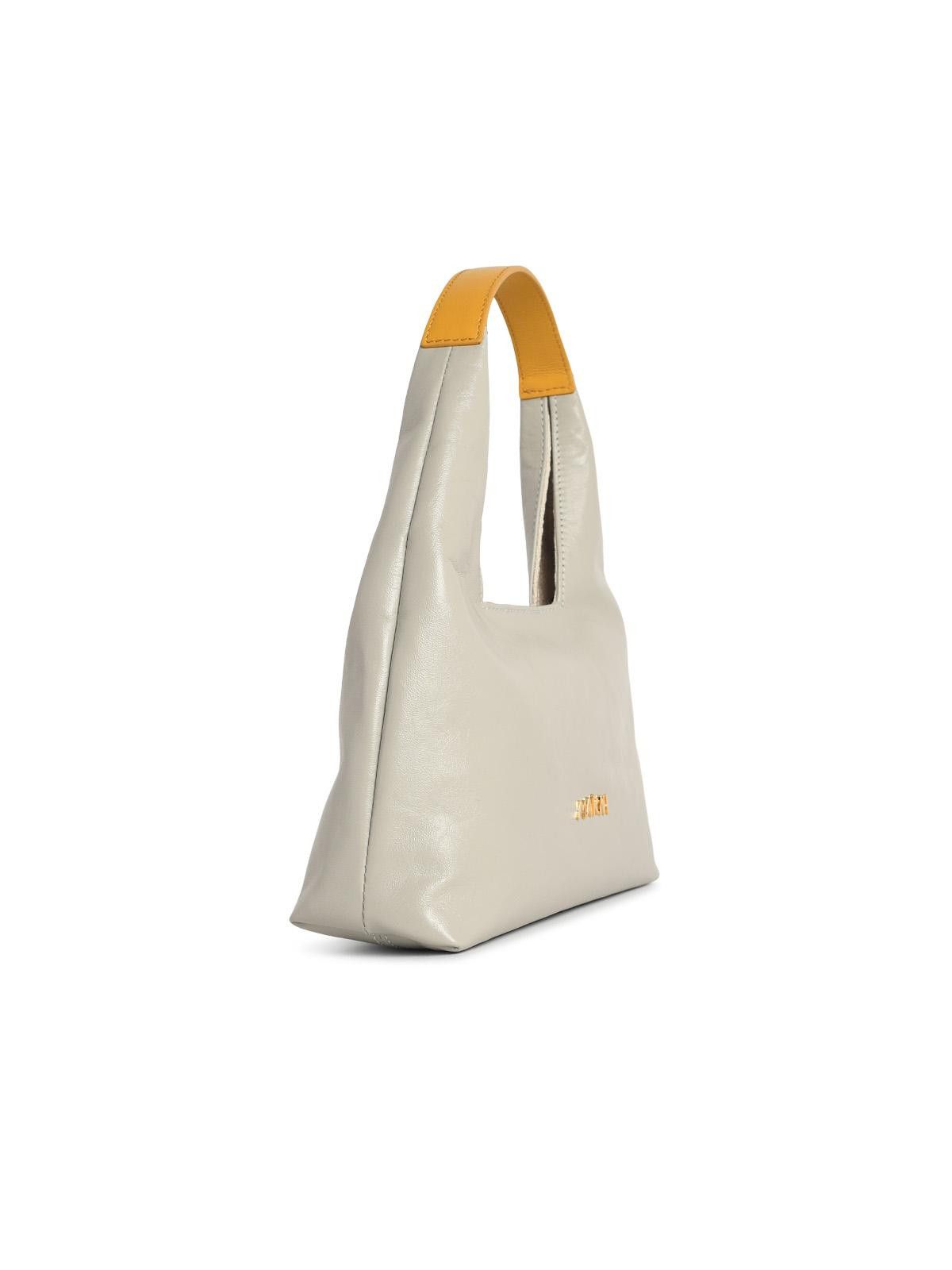 Marni MARNI 'Trapeze' Mini Grey Leather Handbag Size ONE SIZE - 2 Thumbnail