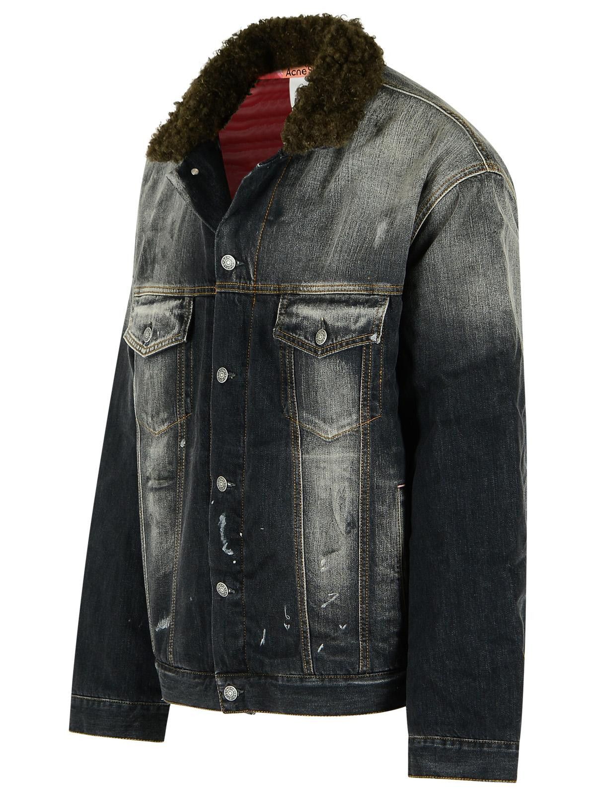 Acne Studios ACNE STUDIOS 'Robert' Black Denim Jacket Size US L / EU 52-54 / 3 - 2 Thumbnail