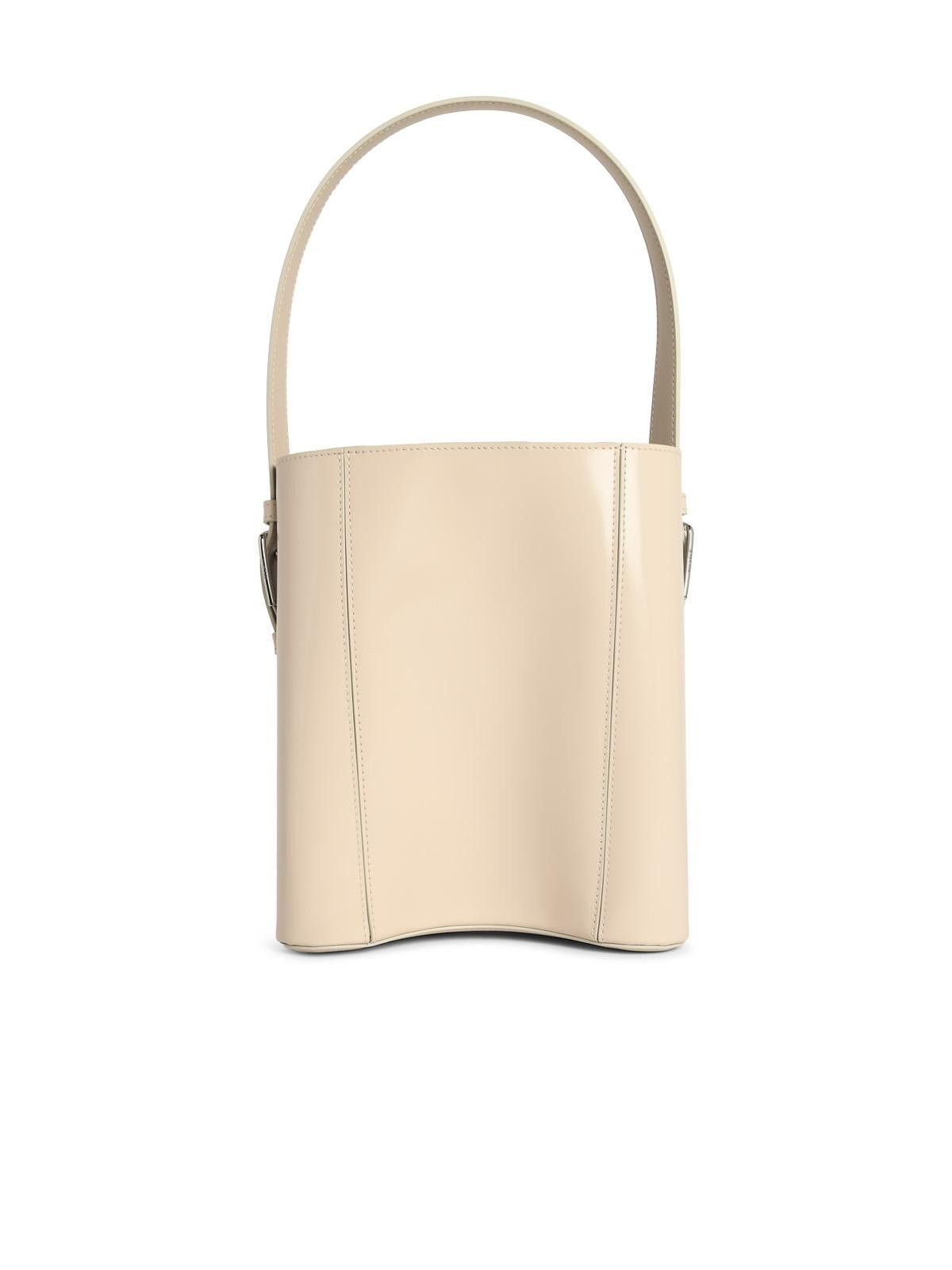 Coperni COPERNI 'Erconomic Bucket' Light Beige Leather Bag Size ONE SIZE - 3 Thumbnail