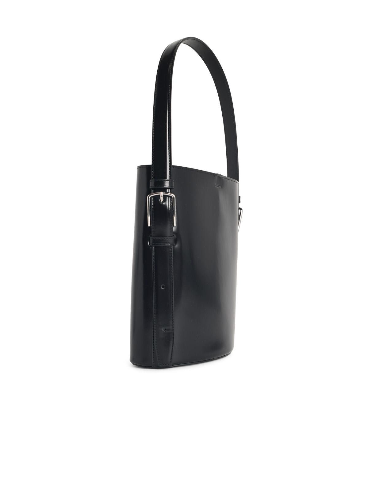 Coperni COPERNI 'Erconomic Bucket' Black Leather Bag Size ONE SIZE - 2 Thumbnail