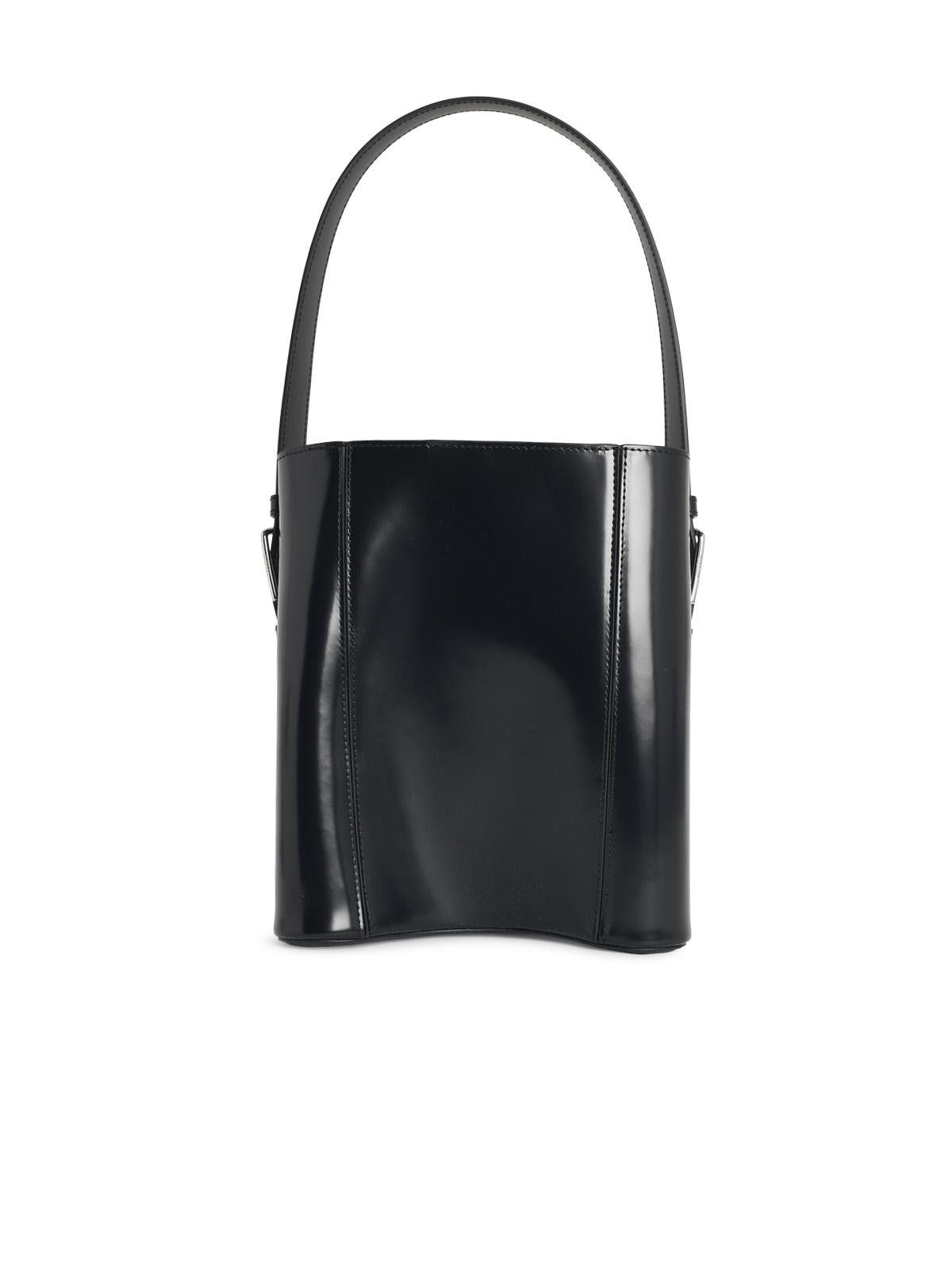 Coperni COPERNI 'Erconomic Bucket' Black Leather Bag Size ONE SIZE - 3 Thumbnail