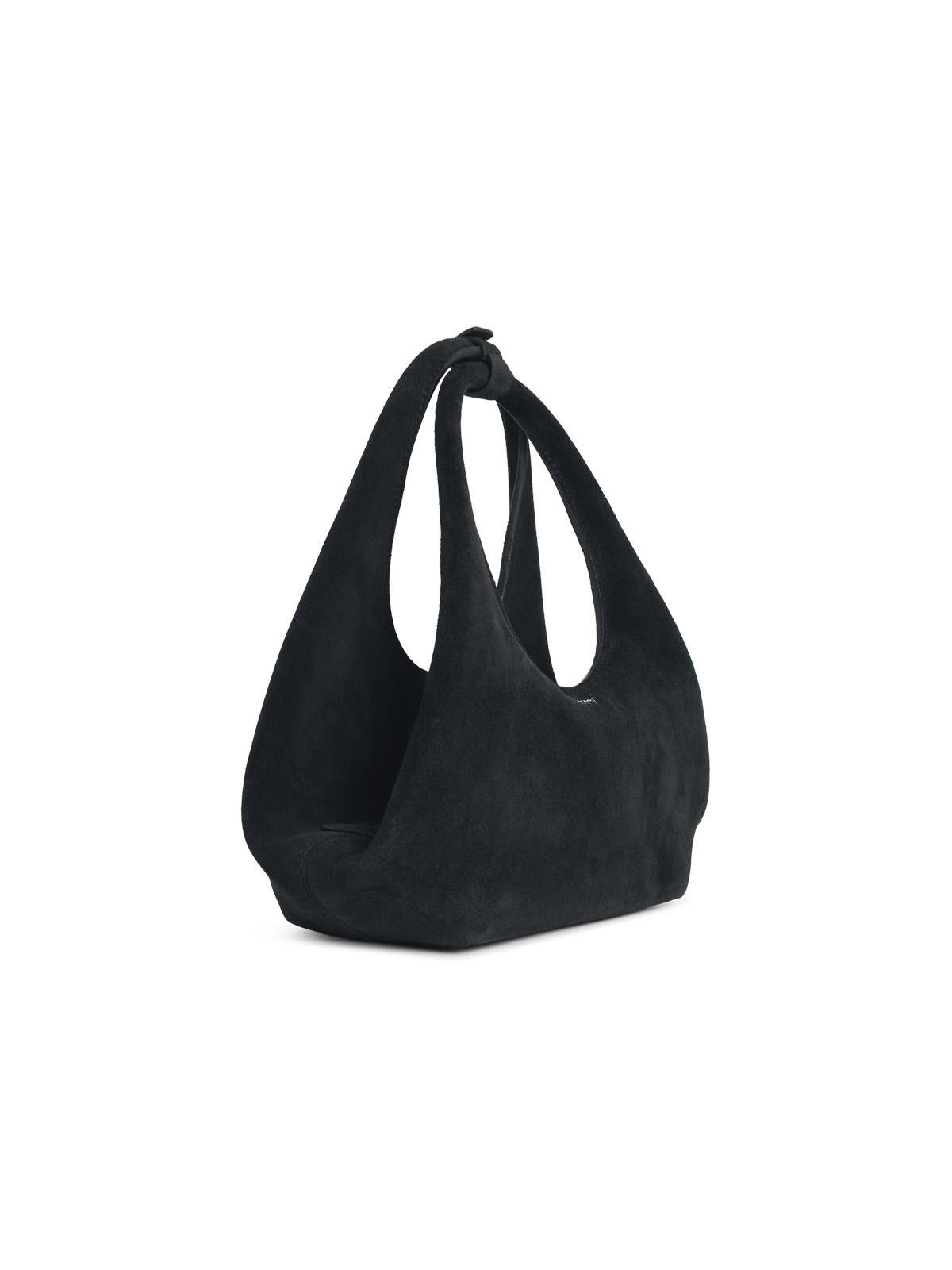 Coperni COPERNI Folded' Mini Bag In Black Suede Size ONE SIZE - 2 Thumbnail