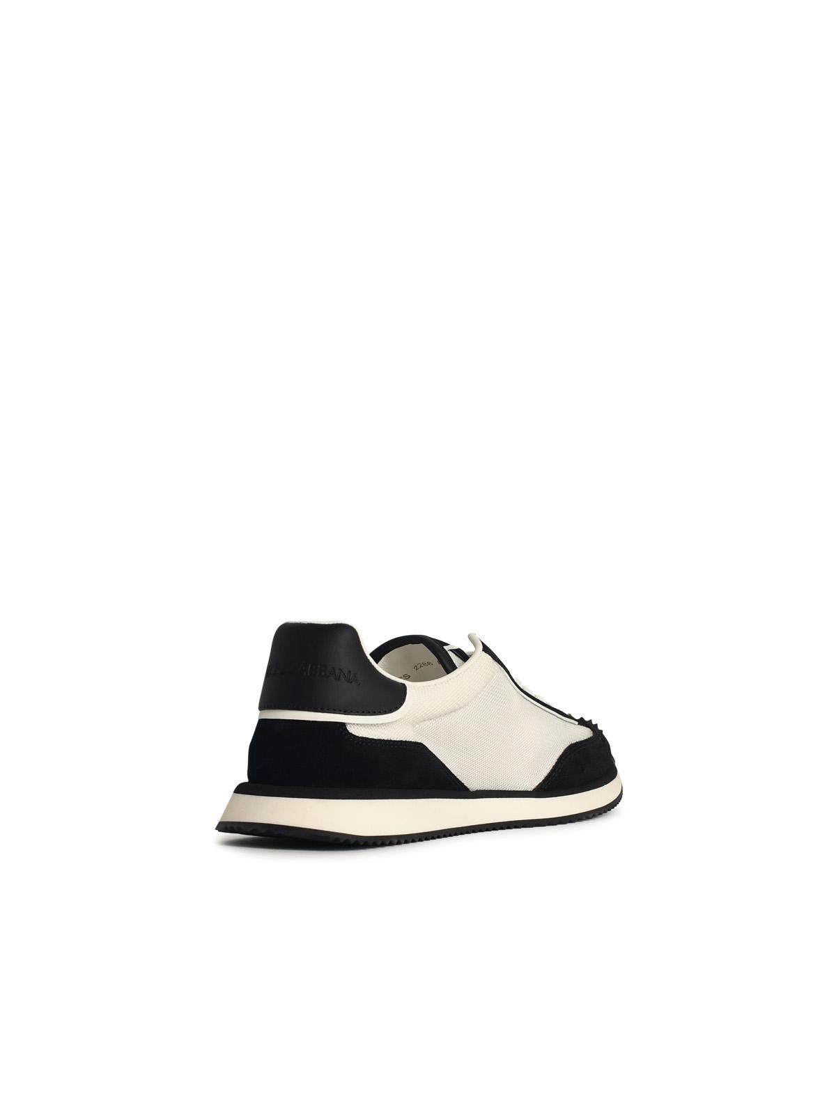 Dolce & Gabbana DOLCE & GABBANA 'Cushion' White Leather Blend Sneakers Size US 13 / EU 46 - 3 Thumbnail