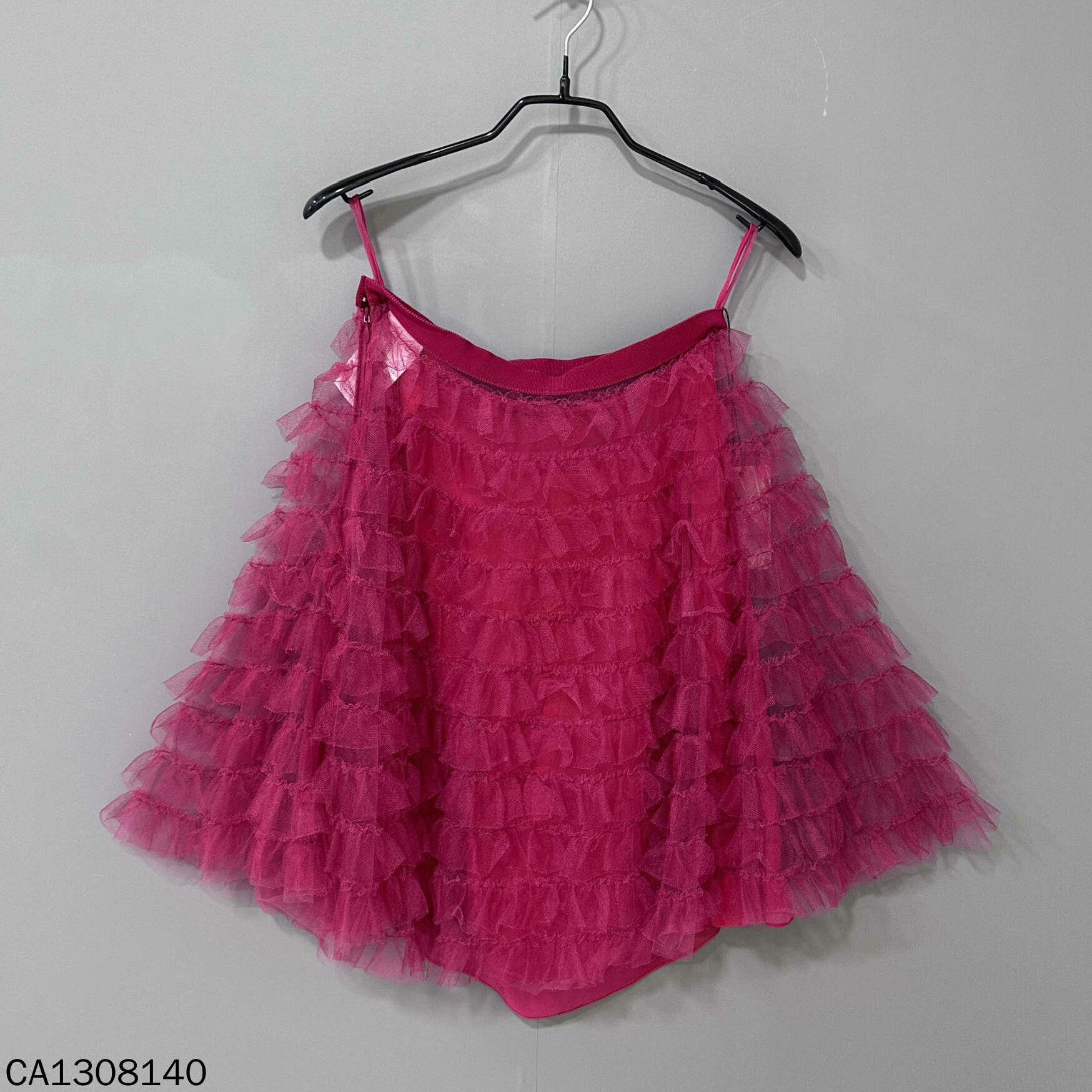 Dior Dior Pink Double-Layer Tulle Skirt Size 36" / US 14 / IT 50 - 3 Thumbnail
