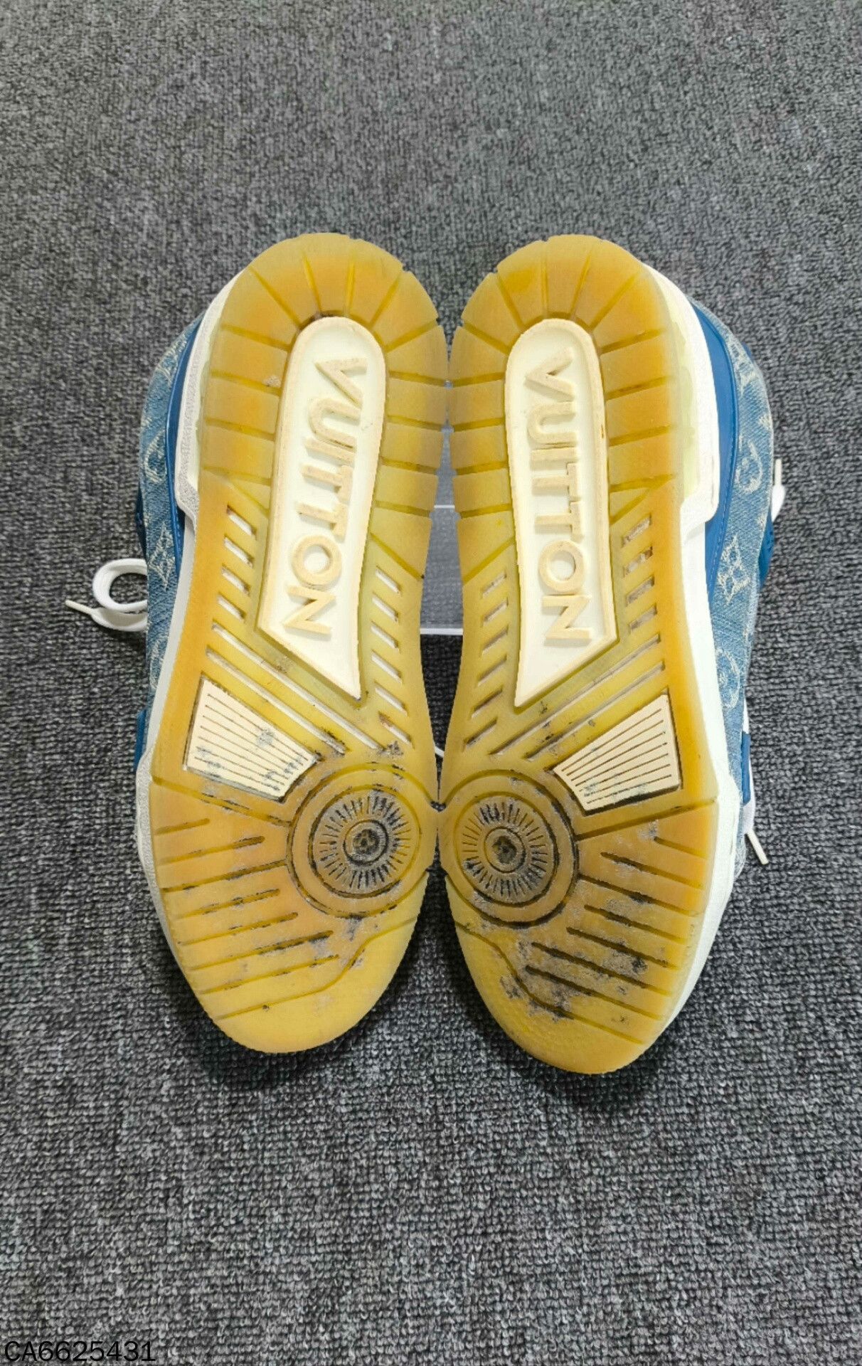 Louis Vuitton Louis Vuitton Blue Denim Trainer Size US 6 / EU 39 - 7 Thumbnail