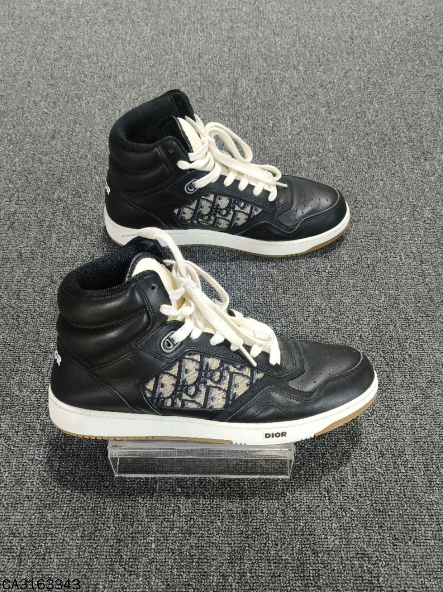 Dior Black High-top B27 Dior Sneakers Size US 10 / EU 43 - 3 Thumbnail