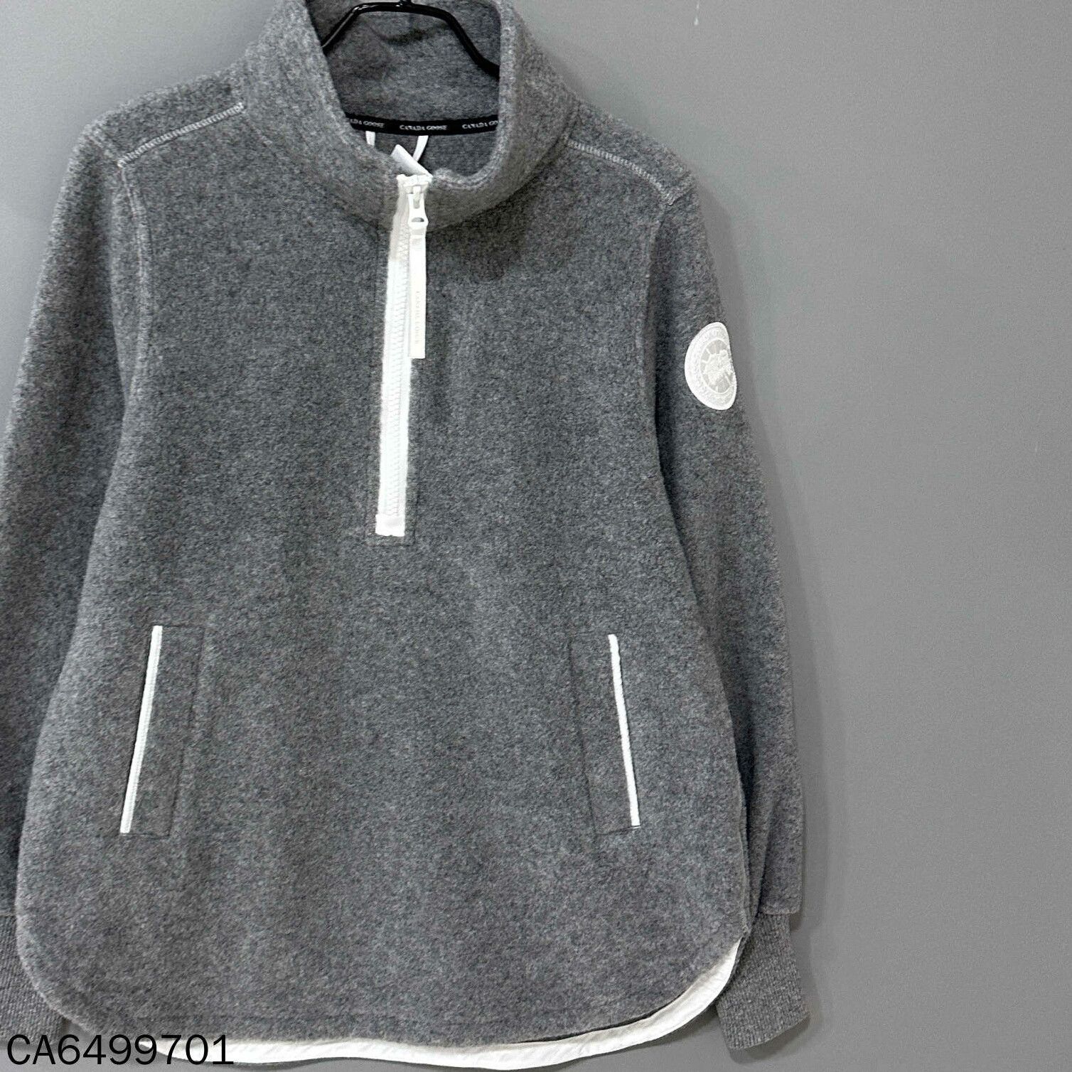 Canada Goose Canada Goose Deep Gray Wool Zip-Up Sweatshirt Size US L / EU 52-54 / 3 - 2 Thumbnail