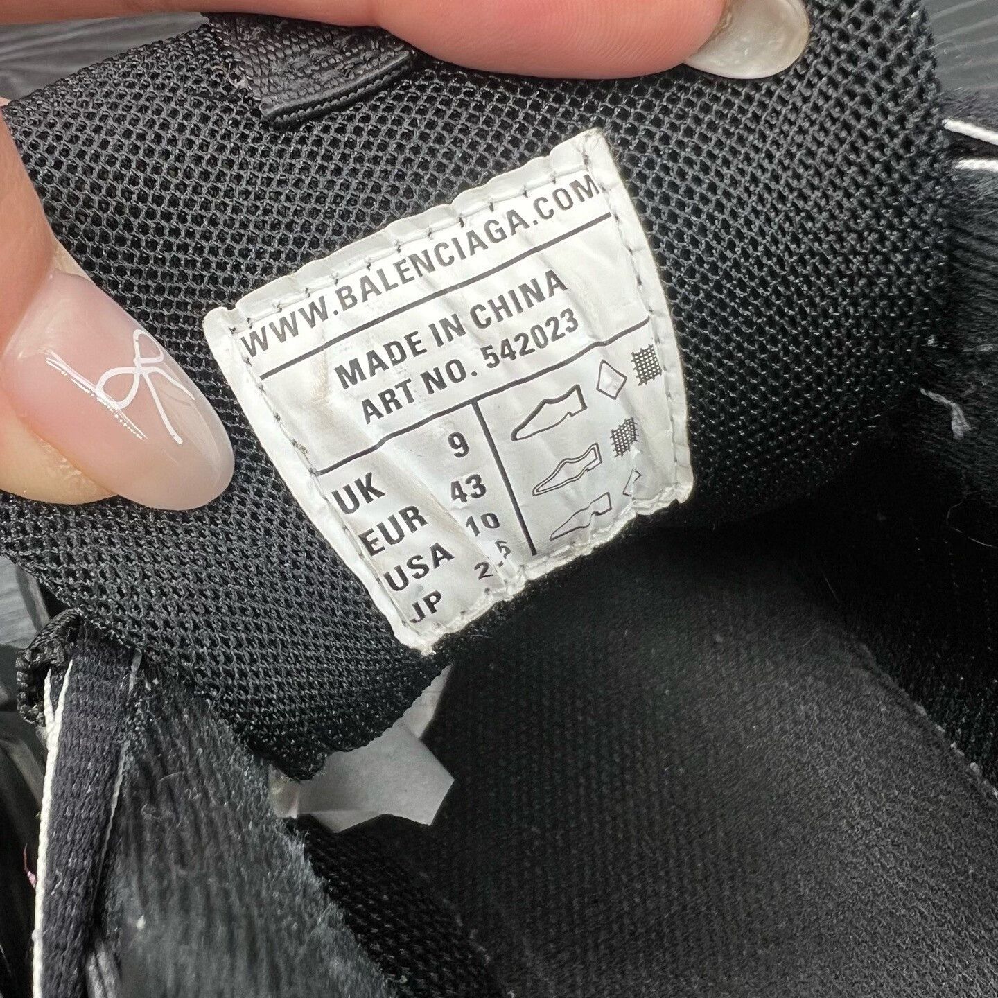 Balenciaga Balenciaga Track Black Size US 10 / EU 43 - 6 Thumbnail