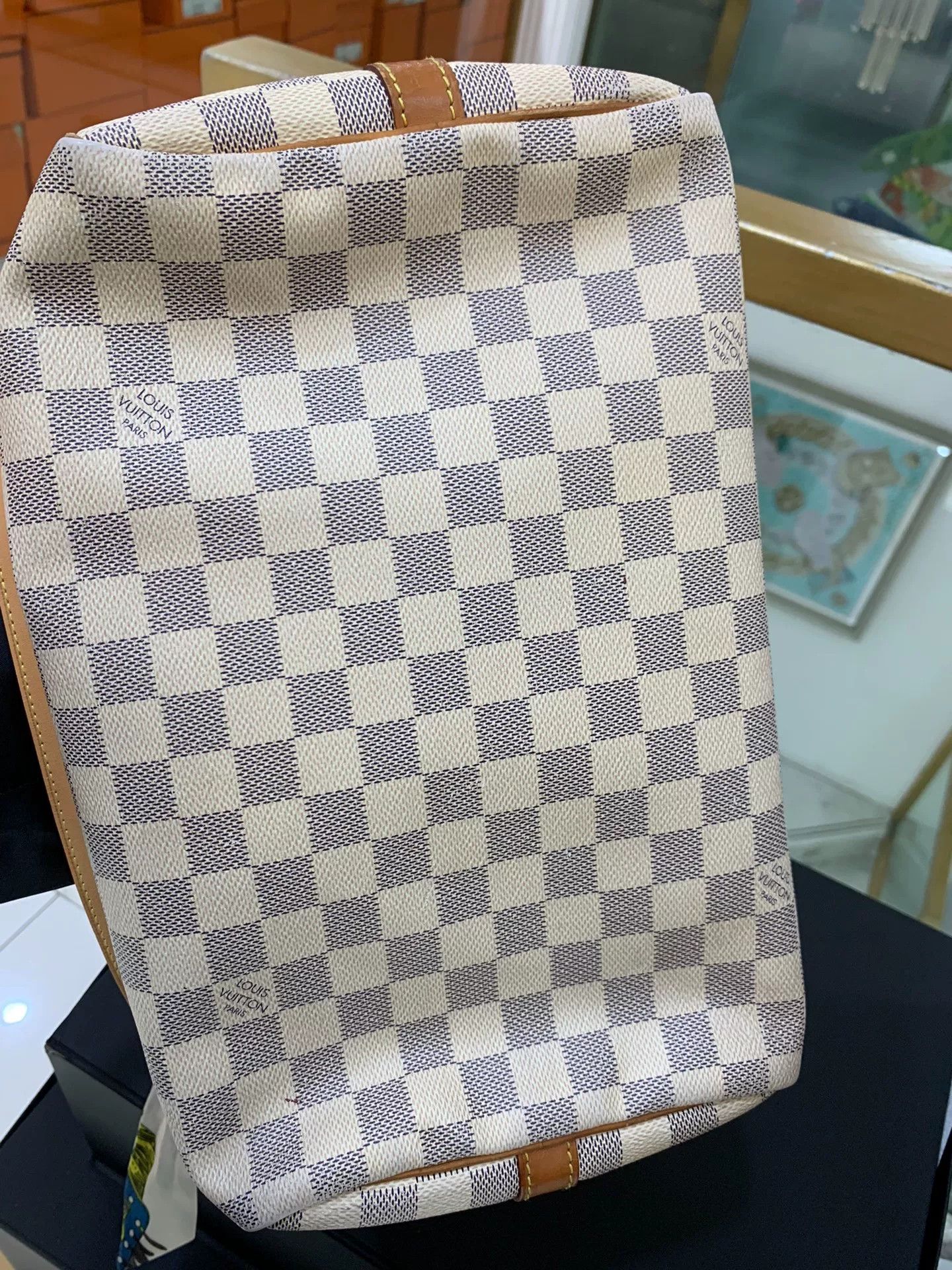 Louis Vuitton Louis Vuitton Speedy 30 White Damier Size ONE SIZE - 9 Thumbnail