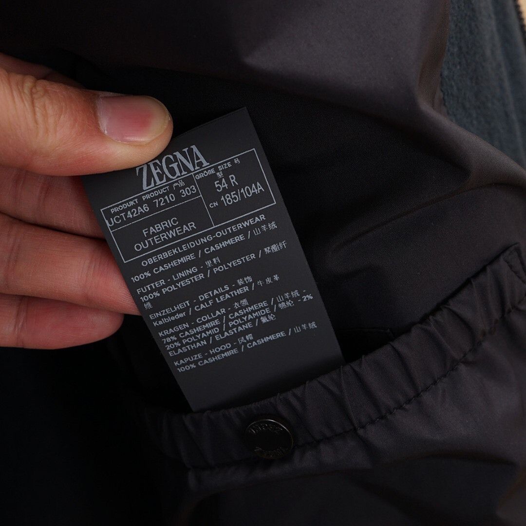 Ermenegildo Zegna ZEGNA Hooded Cashmere Jacket for Autumn Size US L / EU 52-54 / 3 - 9 Thumbnail
