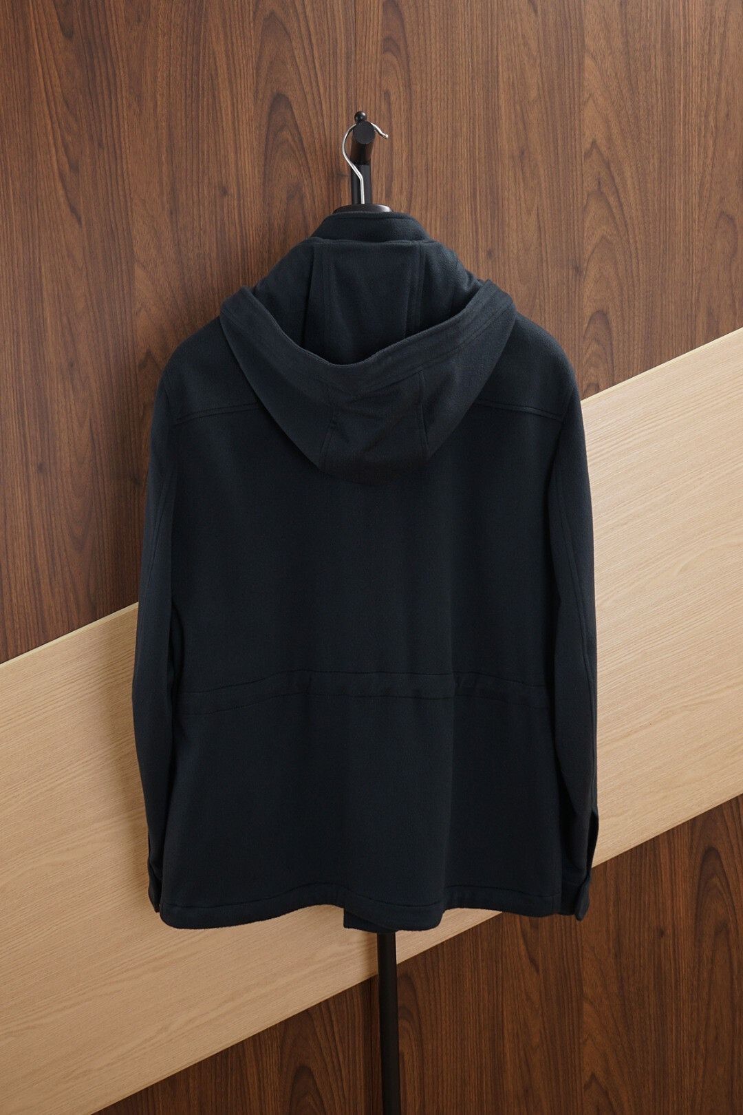 Ermenegildo Zegna ZEGNA Hooded Cashmere Jacket for Autumn Size US L / EU 52-54 / 3 - 2 Thumbnail