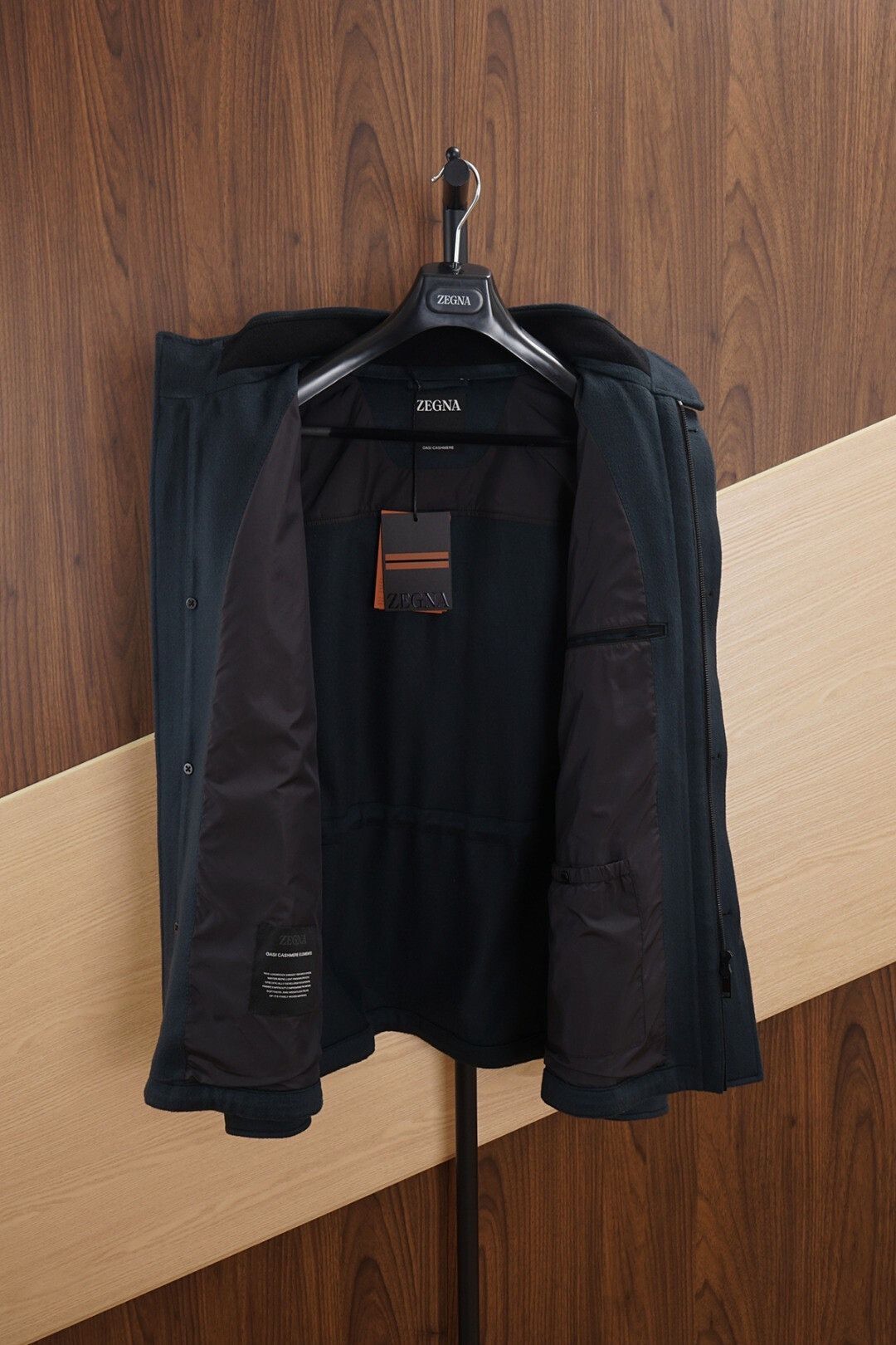 Ermenegildo Zegna ZEGNA Hooded Cashmere Jacket for Autumn Size US L / EU 52-54 / 3 - 3 Thumbnail