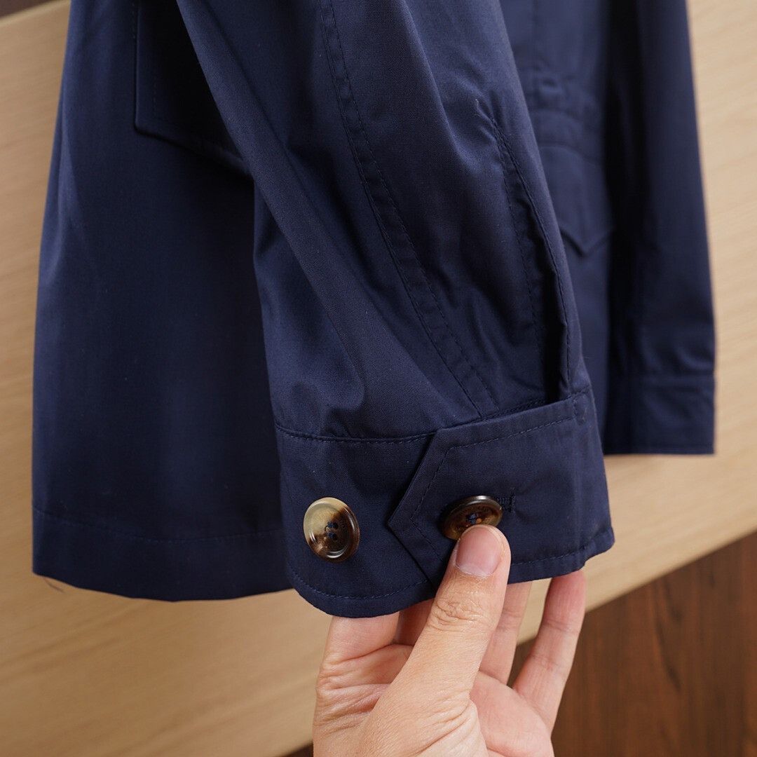 Brunello Cucinelli Brunello Cucinelli Men's Jacket in Navy Size US M / EU 48-50 / 2 - 6 Thumbnail