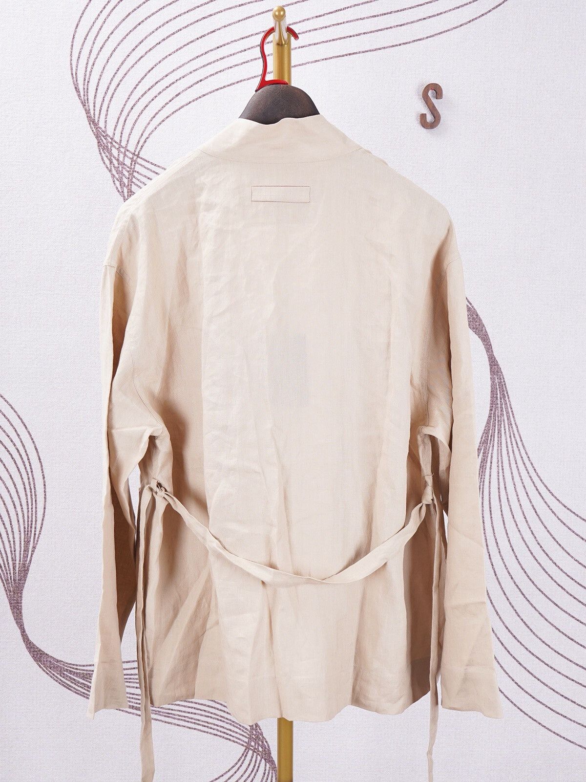 Ermenegildo Zegna ZEGNA Lightweight Linen Robe Jacket Size US L / EU 52-54 / 3 - 2 Thumbnail
