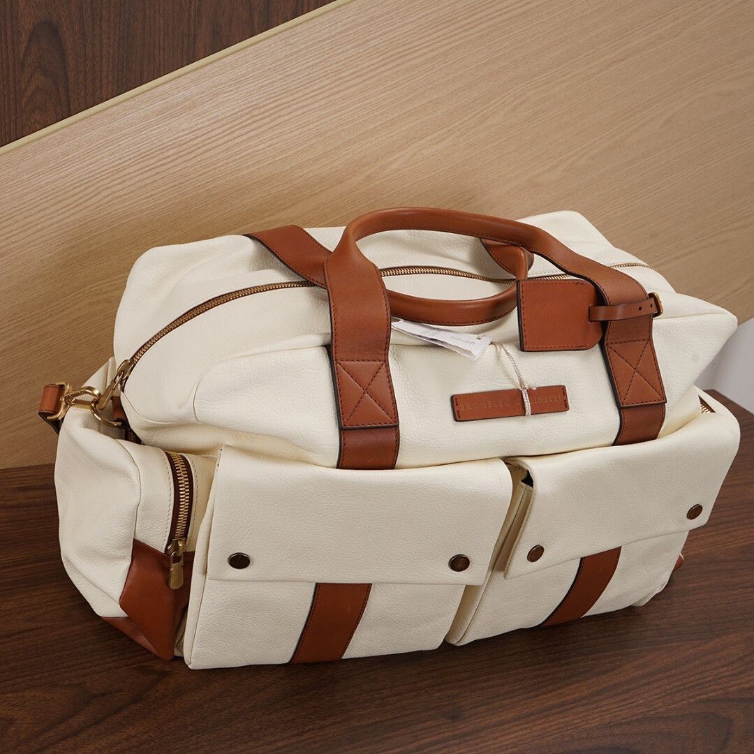 Brunello Cucinelli Brunello Cucinelli Leather Travel Bag Size ONE SIZE - 3 Thumbnail
