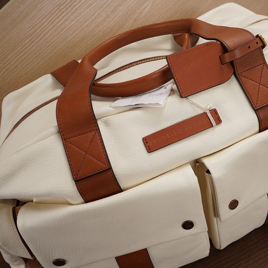 Brunello Cucinelli Brunello Cucinelli Leather Travel Bag Size ONE SIZE - 4 Thumbnail