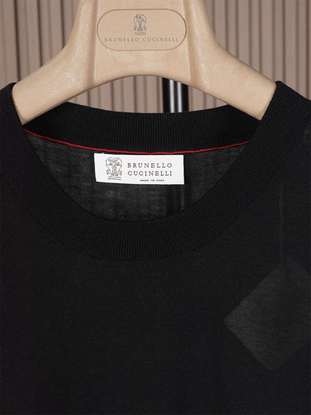 Brunello Cucinelli Brunello Cucinelli Men's Silk Knit T-Shirt Size US M / EU 48-50 / 2 - 2 Thumbnail