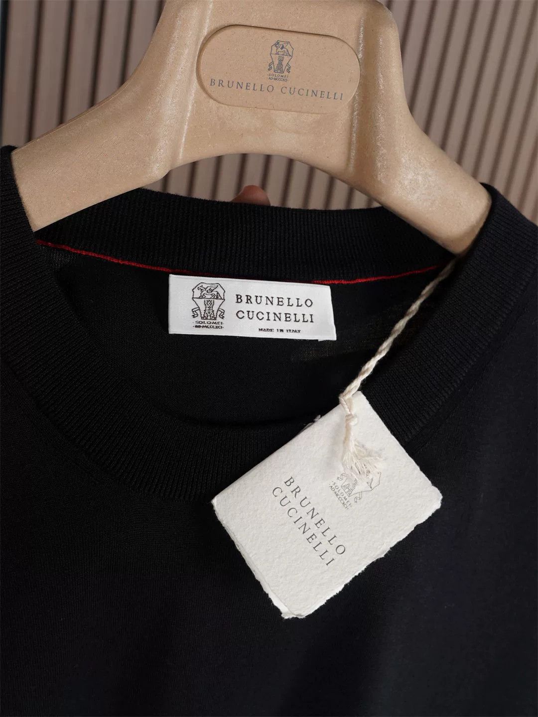 Brunello Cucinelli Brunello Cucinelli Men's Silk Knit T-Shirt Size US M / EU 48-50 / 2 - 3 Thumbnail