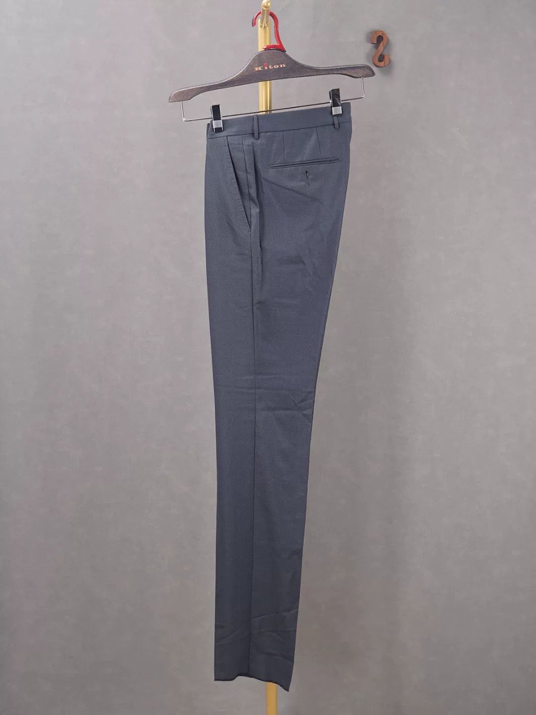 Ermenegildo Zegna ZEGNA Men's Dress Trousers Wool Silk Blend Size US 30 / EU 46 - 2 Thumbnail