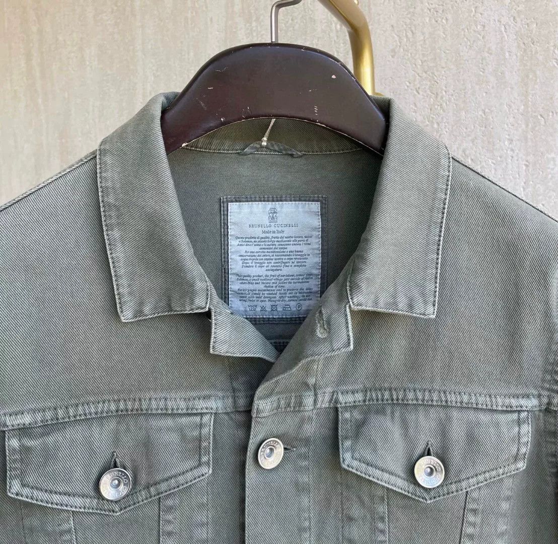 Brunello Cucinelli Brunello Cucinelli Denim Jacket Size US S / EU 44-46 / 1 - 4 Thumbnail