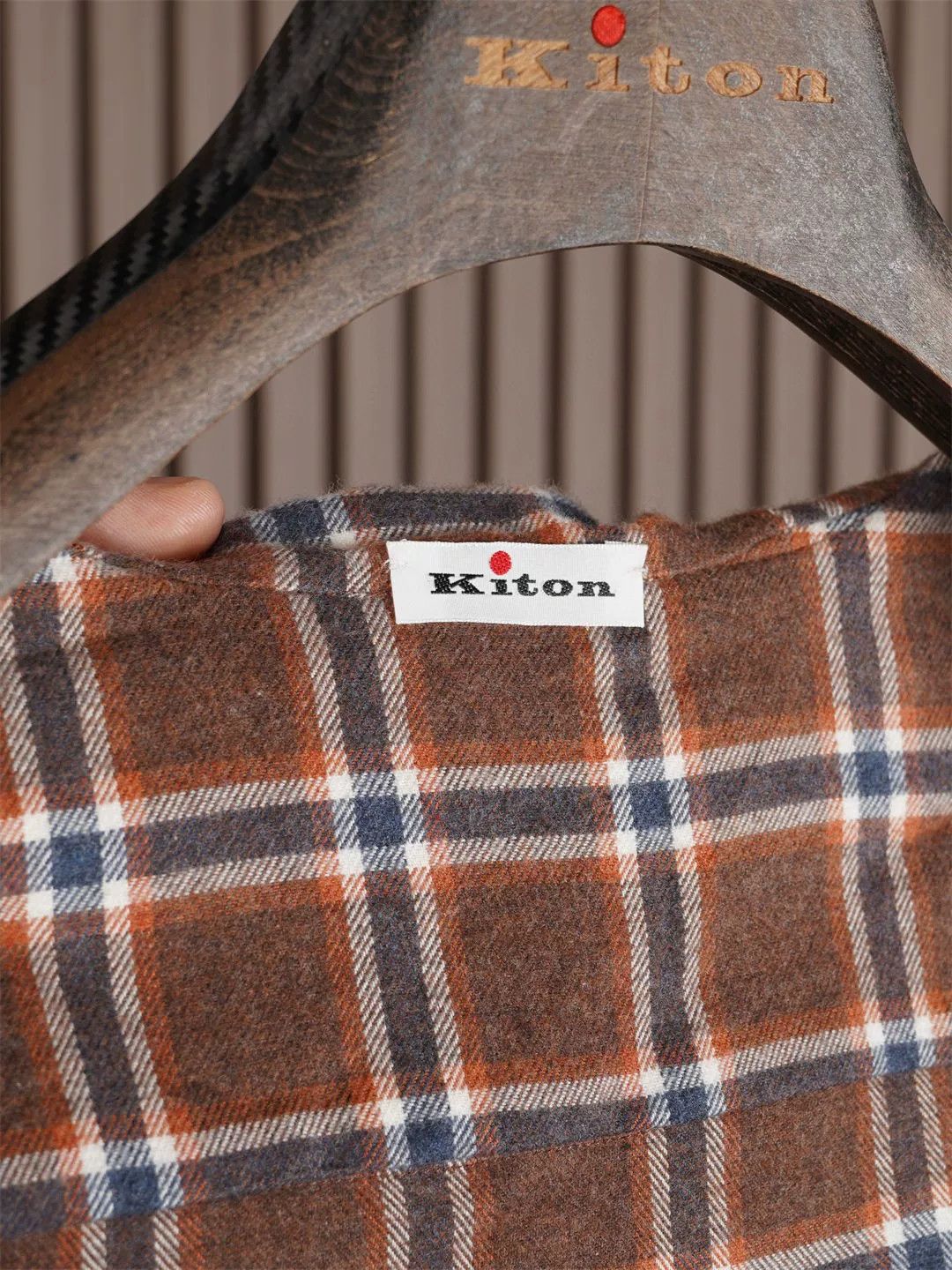 Kiton Kiton Hooded Flannel Jacket Sale Size US M / EU 48-50 / 2 - 5 Thumbnail