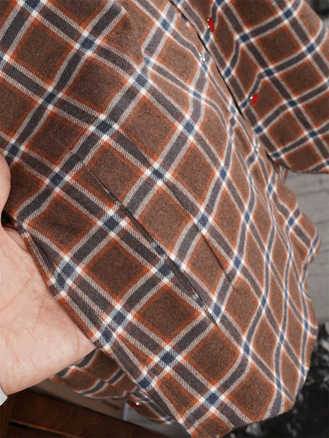 Kiton Kiton Hooded Flannel Jacket Sale Size US M / EU 48-50 / 2 - 7 Thumbnail