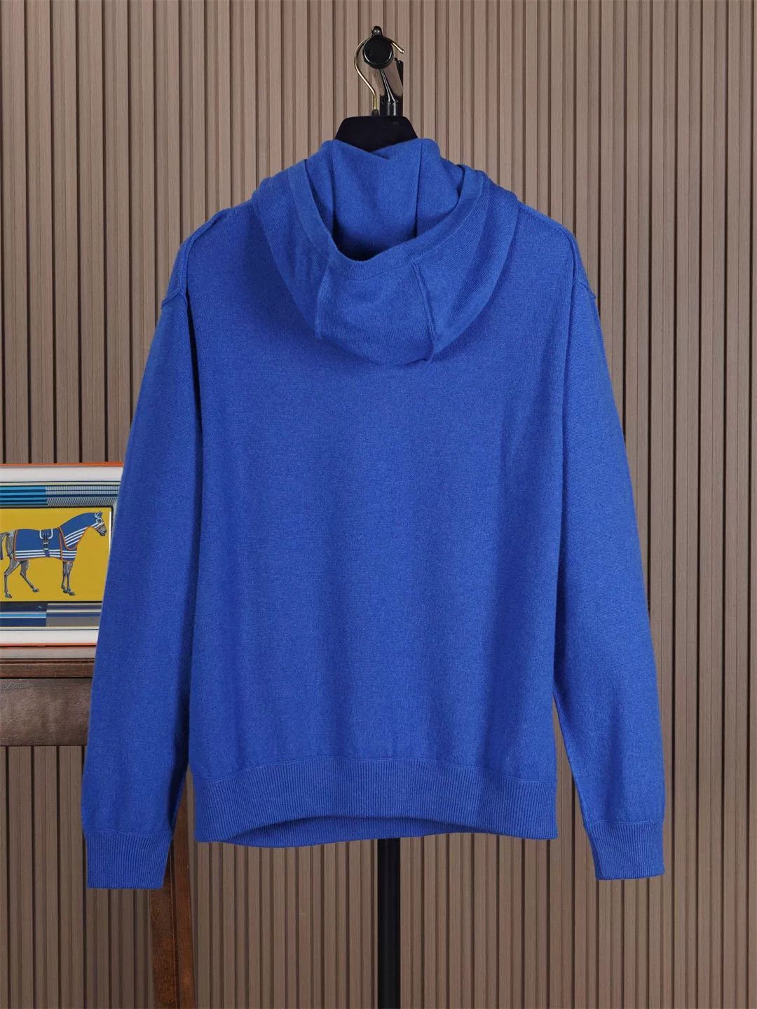 LVC Louis Vuitton Men's Hooded Cashmere Sweater Size US L / EU 52-54 / 3 - 2 Thumbnail