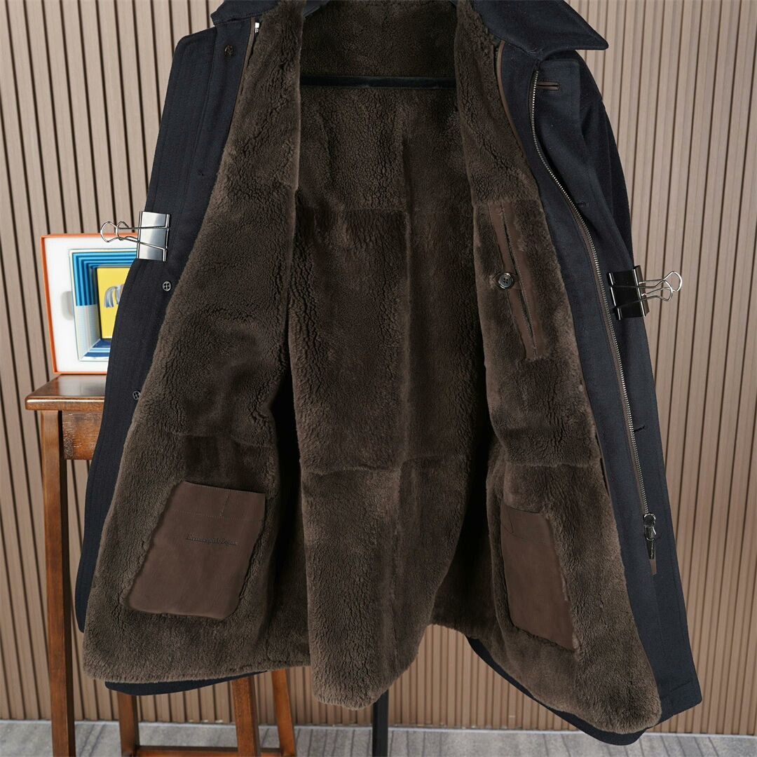 Ermenegildo Zegna ZEGNA HLS Fur Coat for Sale Size US M / EU 48-50 / 2 - 4 Thumbnail