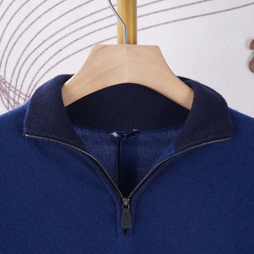 Doriani High-End Italian Cashmere Zip Sweater Size US M / EU 48-50 / 2 - 4 Thumbnail