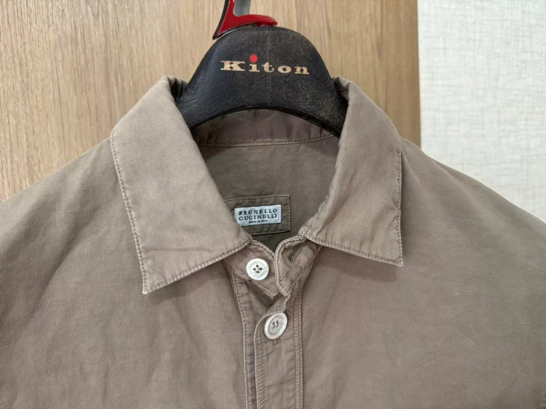 Brunello Cucinelli Brunello Cucinelli Summer Men's Shirt Jacket Size US L / EU 52-54 / 3 - 5 Thumbnail