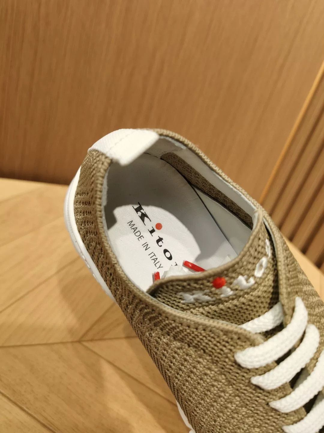 Kiton Kiton Sneakers in Deep Beige Color Size US 6.5 / EU 39-40 - 4 Thumbnail