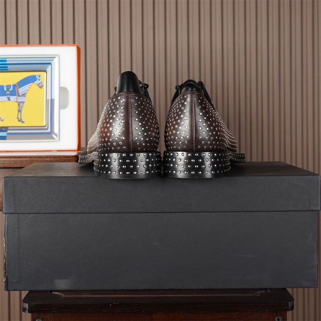 Berluti Berluti Studded Wholecut Oxford Shoes Size US 7 / EU 40 - 2 Thumbnail