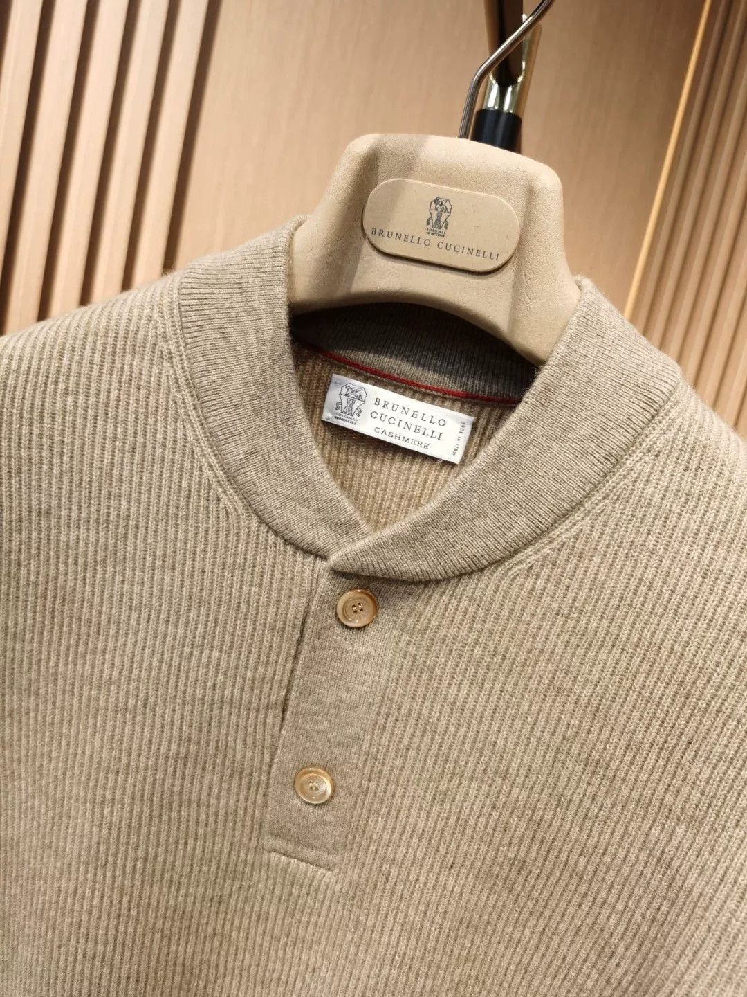 Brunello Cucinelli Brunello Cucinelli Cashmere Henley Sweater Size US M / EU 48-50 / 2 - 6 Thumbnail