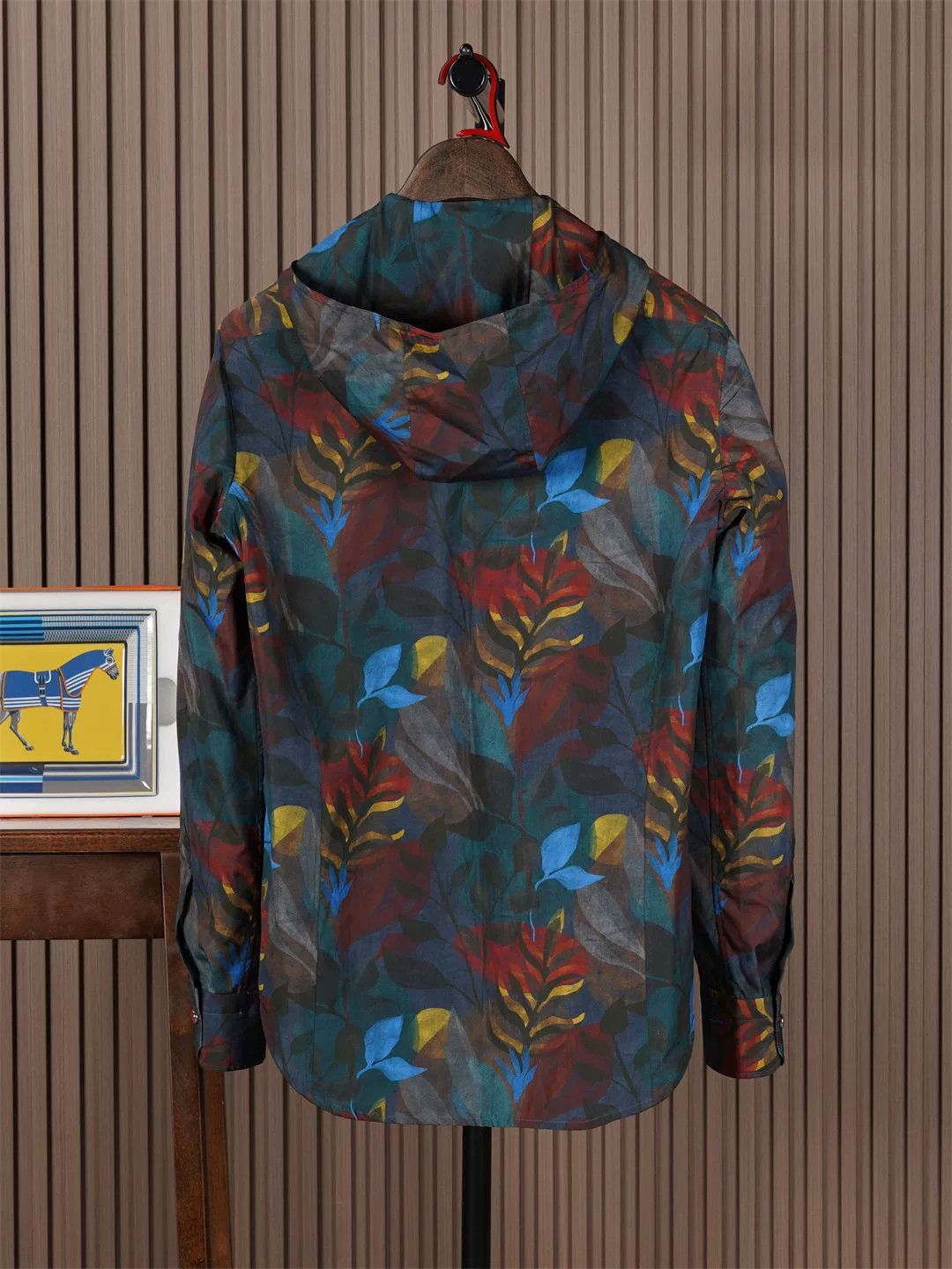 Kiton Kiton Cotton Hooded Jacket with Print Size US M / EU 48-50 / 2 - 2 Thumbnail