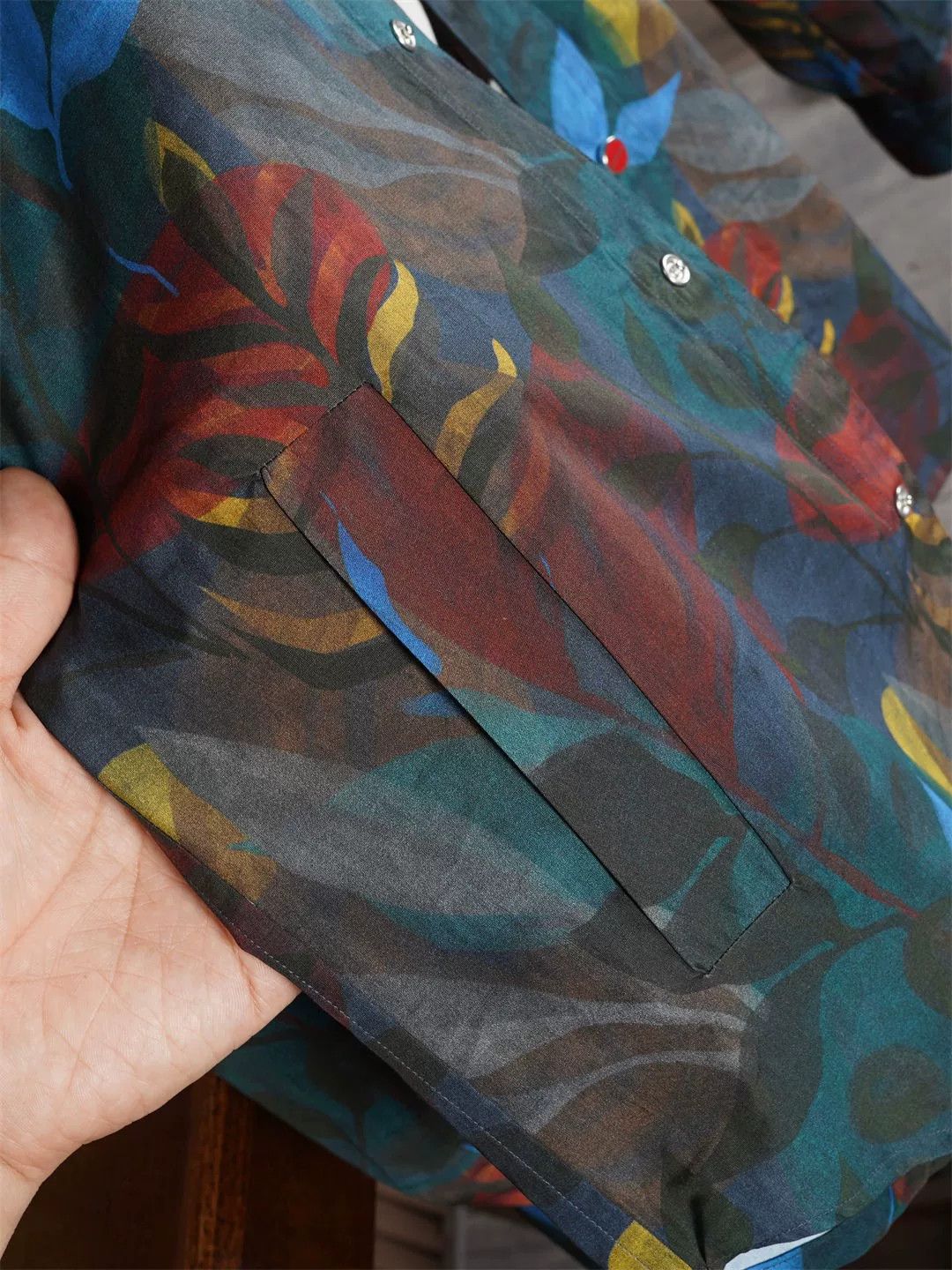 Kiton Kiton Cotton Hooded Jacket with Print Size US M / EU 48-50 / 2 - 7 Thumbnail