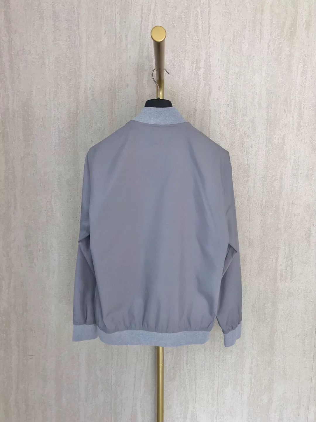 Brunello Cucinelli Brunello Cucinelli Gray Bomber Jacket Size US S / EU 44-46 / 1 - 2 Thumbnail