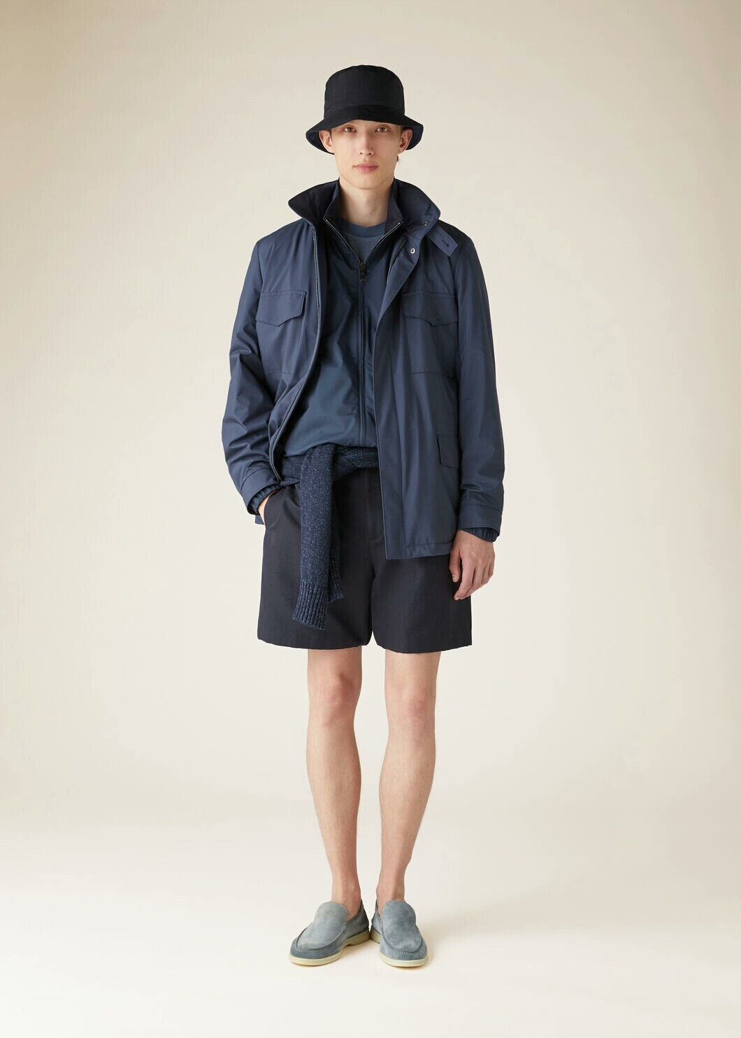 Loro Piana Loro Piana Traveller Jacket Navy Blue Size US XL / EU 56 / 4 - 9 Thumbnail