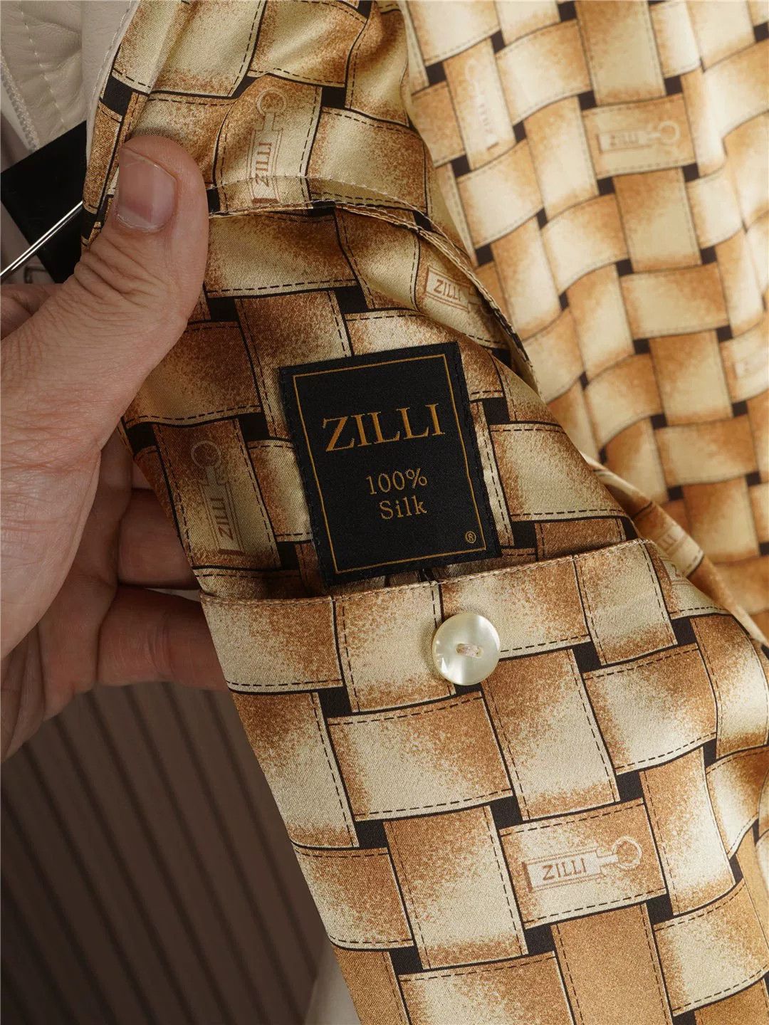 Zilli ZILLI Lambskin Leather Jacket with Silk Lining Size US XL / EU 56 / 4 - 4 Thumbnail