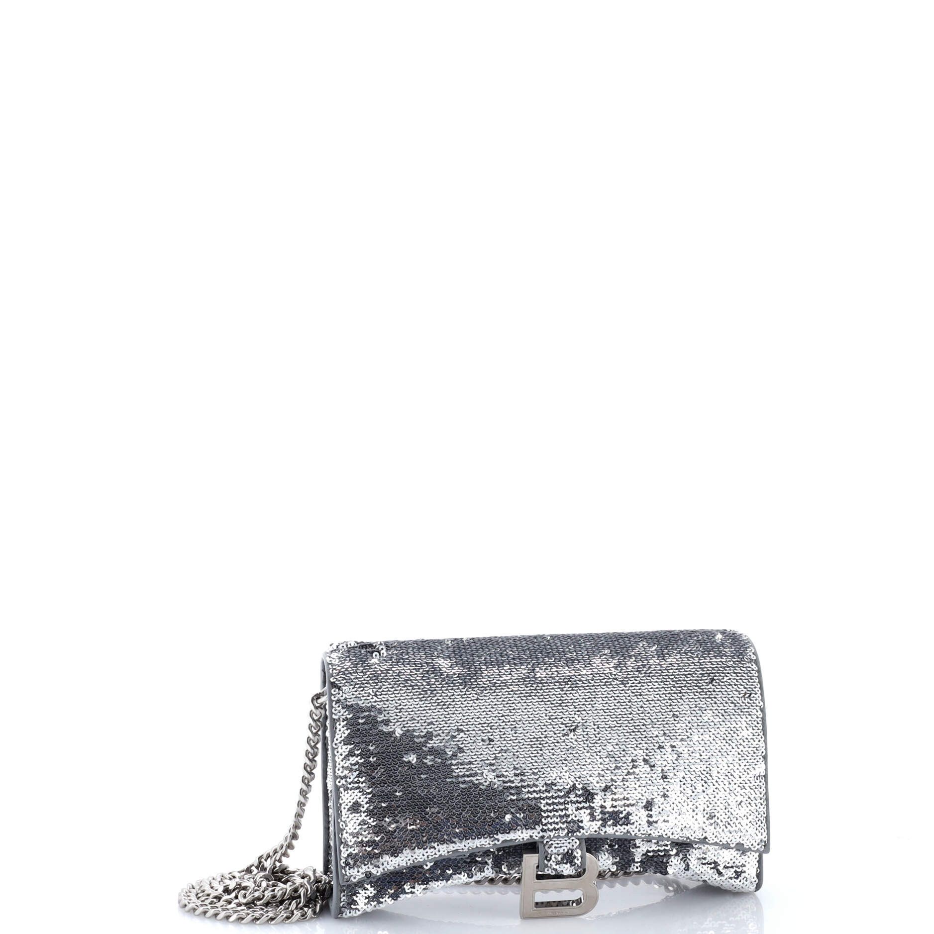 Balenciaga Hourglass Chain Wallet Size ONE SIZE - 2 Thumbnail